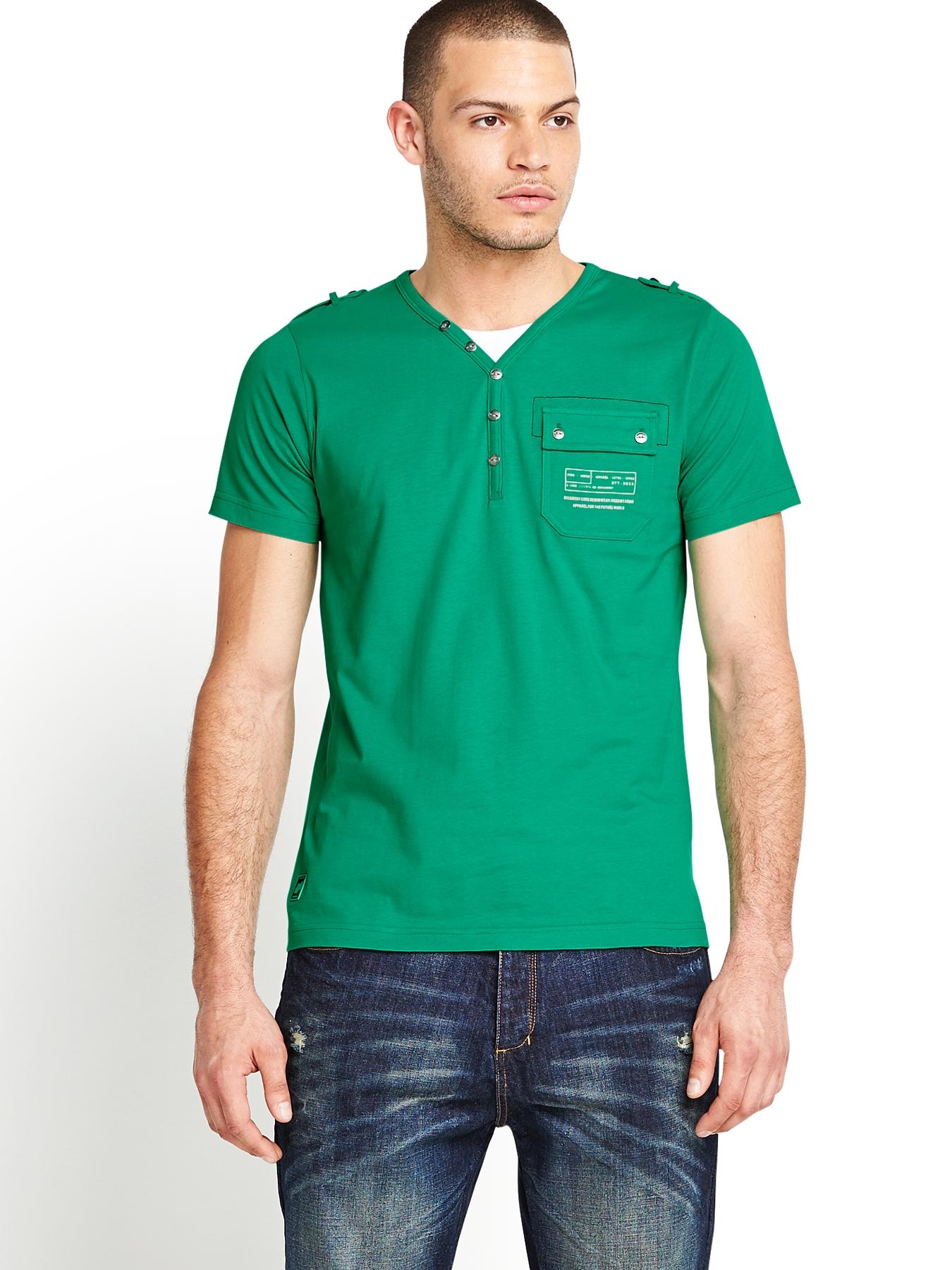 Mens Fender T-shirt - Simply Green, Green Mens Fender T-shirt - Simply Green, Green