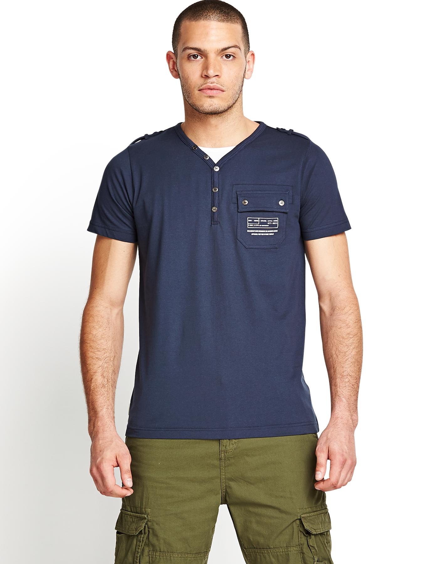 Mens Fender T-shirt - Midnight Blue, Blue Mens Fender T-shirt - Midnight Blue, Blue