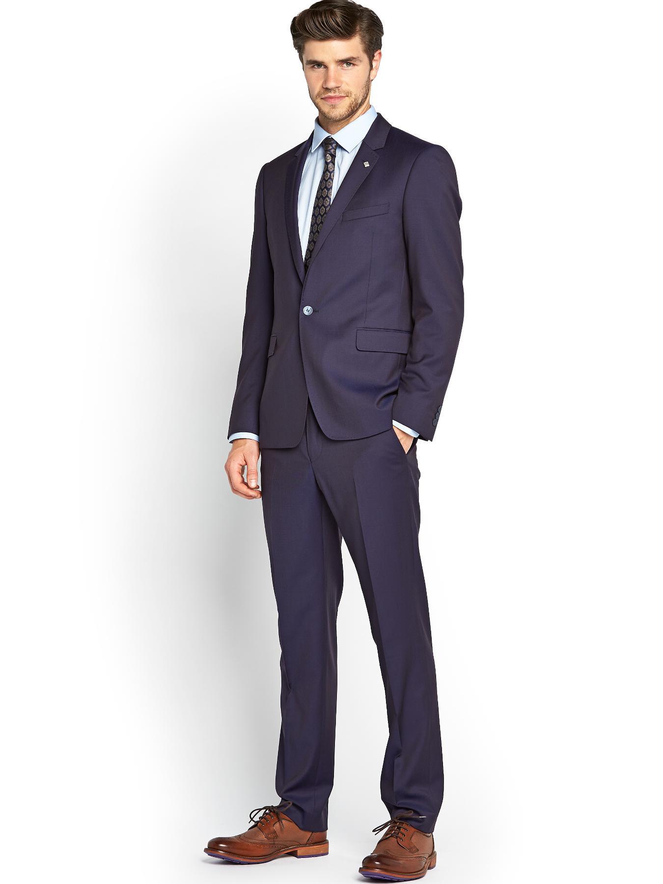Mens Neige 2 Piece Suit, Blue Mens Neige 2 Piece Suit, Blue