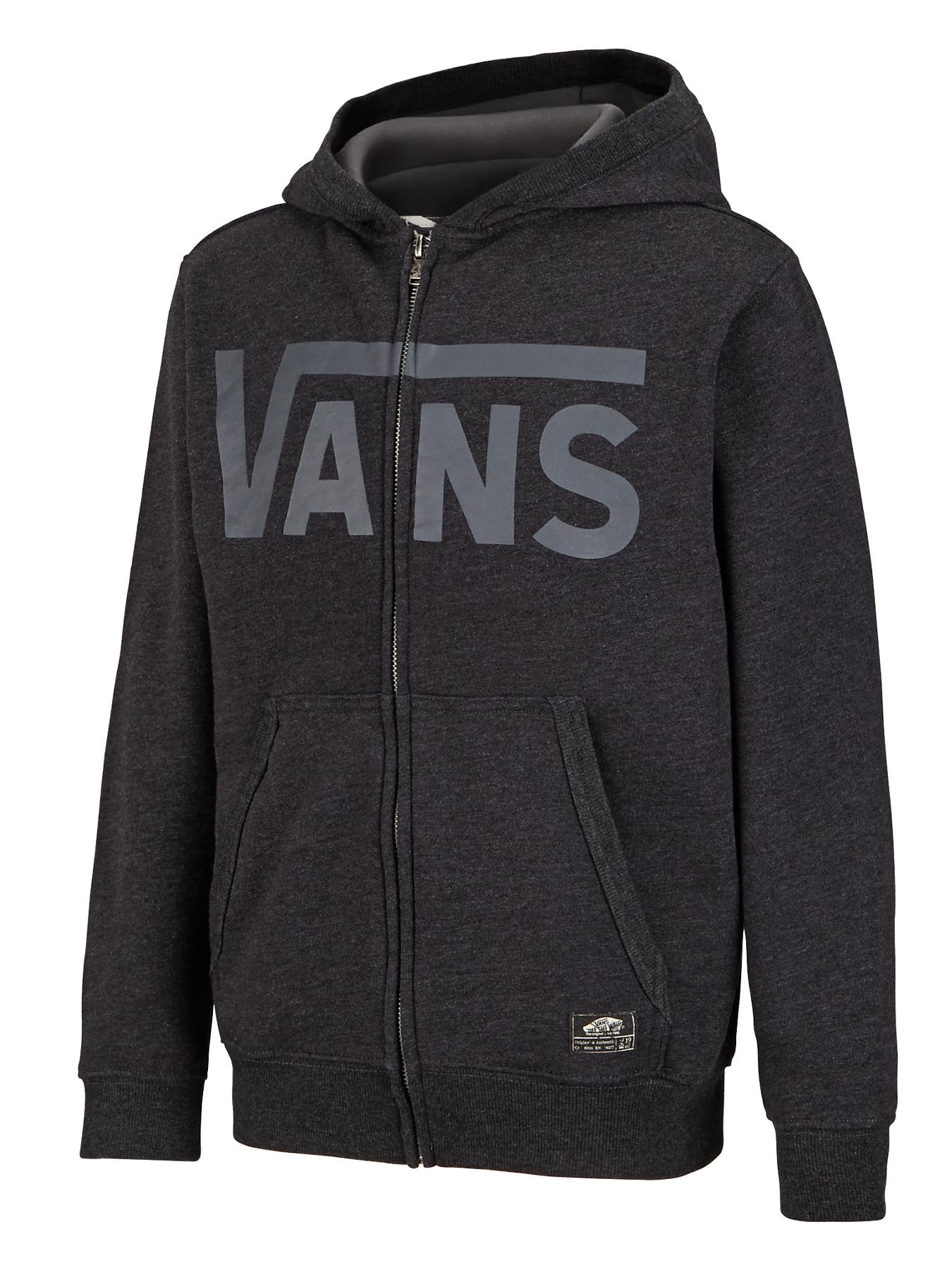 Youth Boys Classic Zip Hoody, Black Youth Boys Classic Zip Hoody, Black