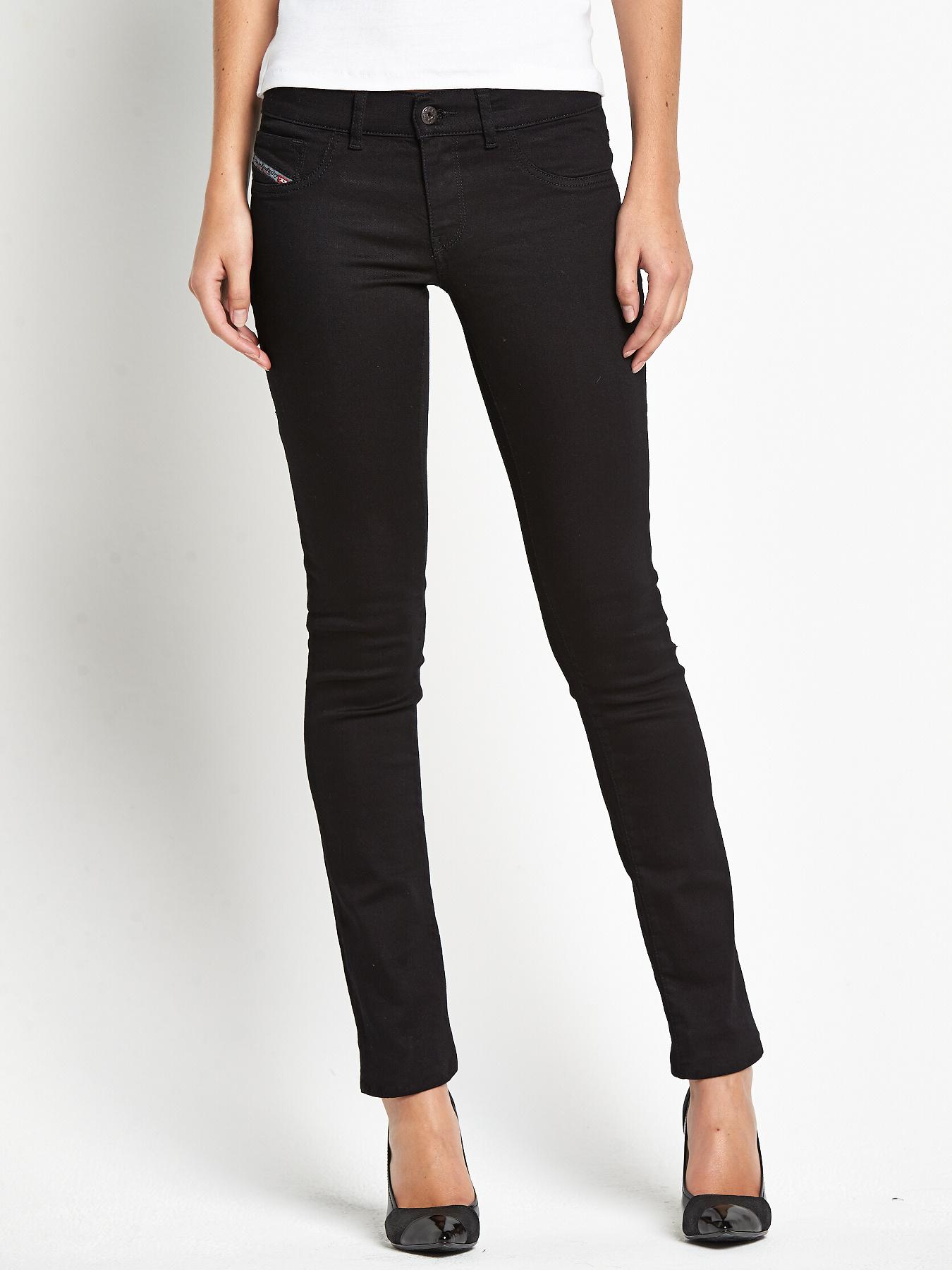 Livier Super Slim Jeggings - Black, Black Livier Super Slim Jeggings - Black, Black