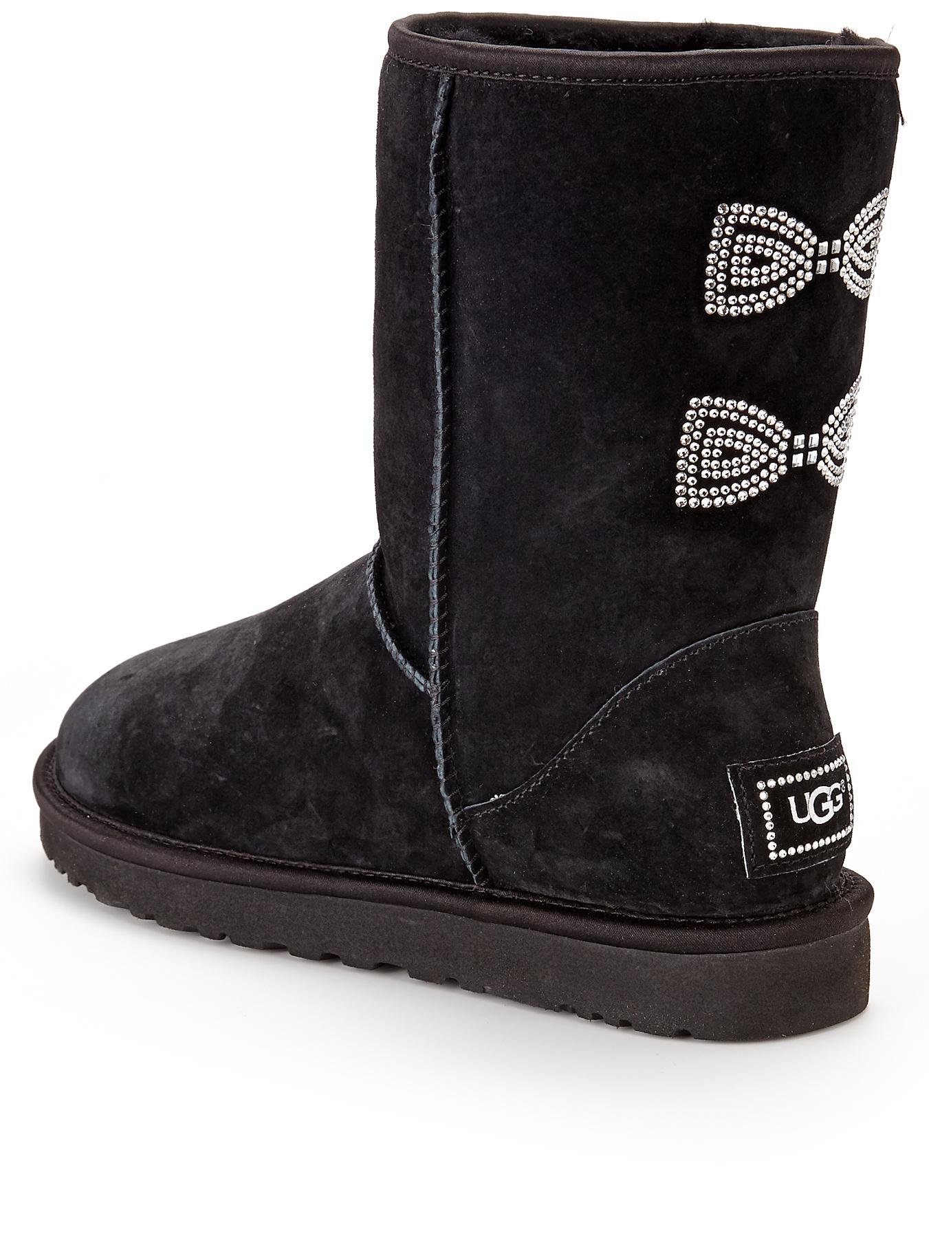 ugg boots with diamond bows