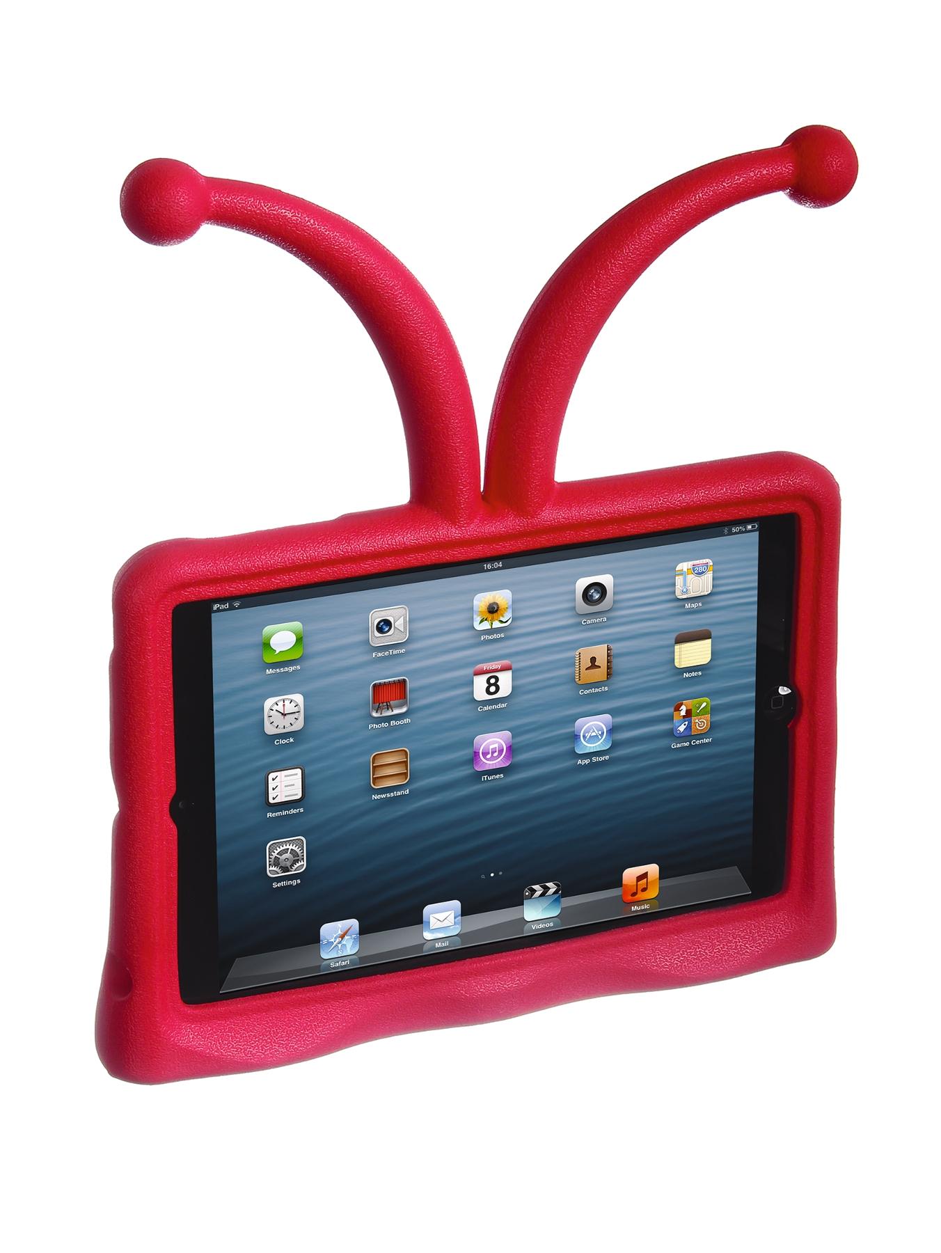 Antennae Protective Child Friendly Stand Case for iPad Mini - Red Antennae Protective Child Friendly Stand Case for iPad Mini - Red