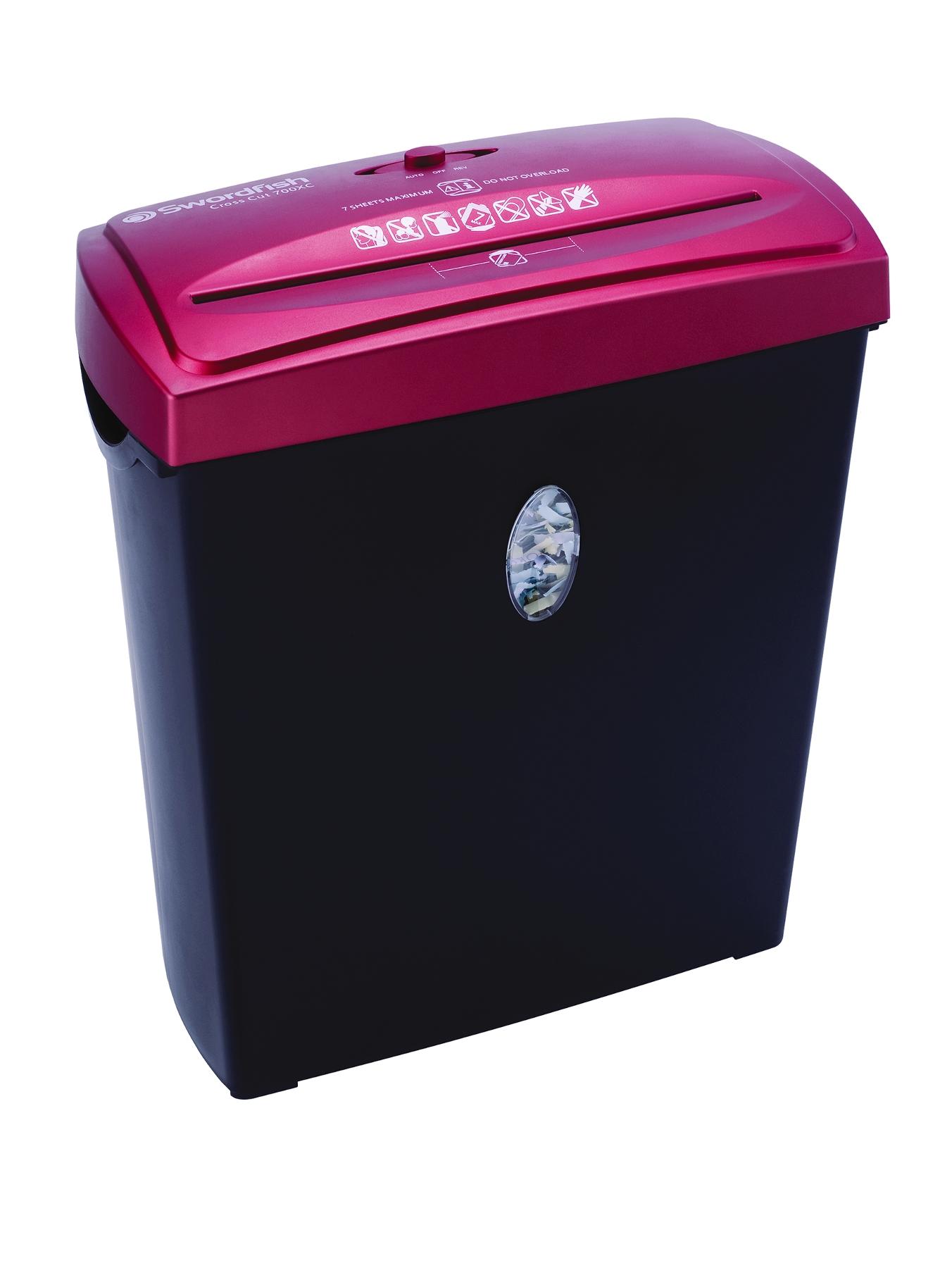 700XC 7 Sheet Cross-Cut Shredder - Red 700XC 7 Sheet Cross-Cut Shredder - Red