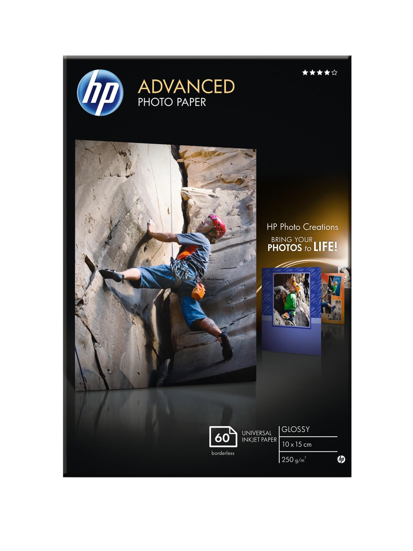 Advanced Glossy Photo Paper - 60 sheets 10 x 15 cm Borderless Advanced Glossy Photo Paper - 60 sheets 10 x 15 cm Borderless