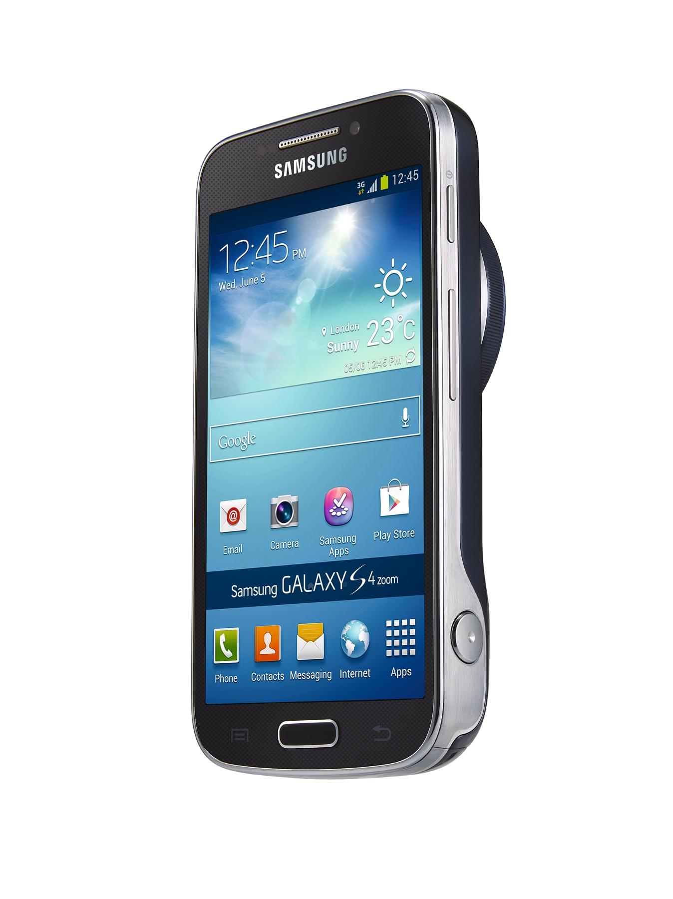 Galaxy S4 Zoom 4.3 inch Smartphone with 16 Megapixel Camera - Black, Black Galaxy S4 Zoom 4.3 inch Smartphone with 16 Megapixel Camera - Black, Black