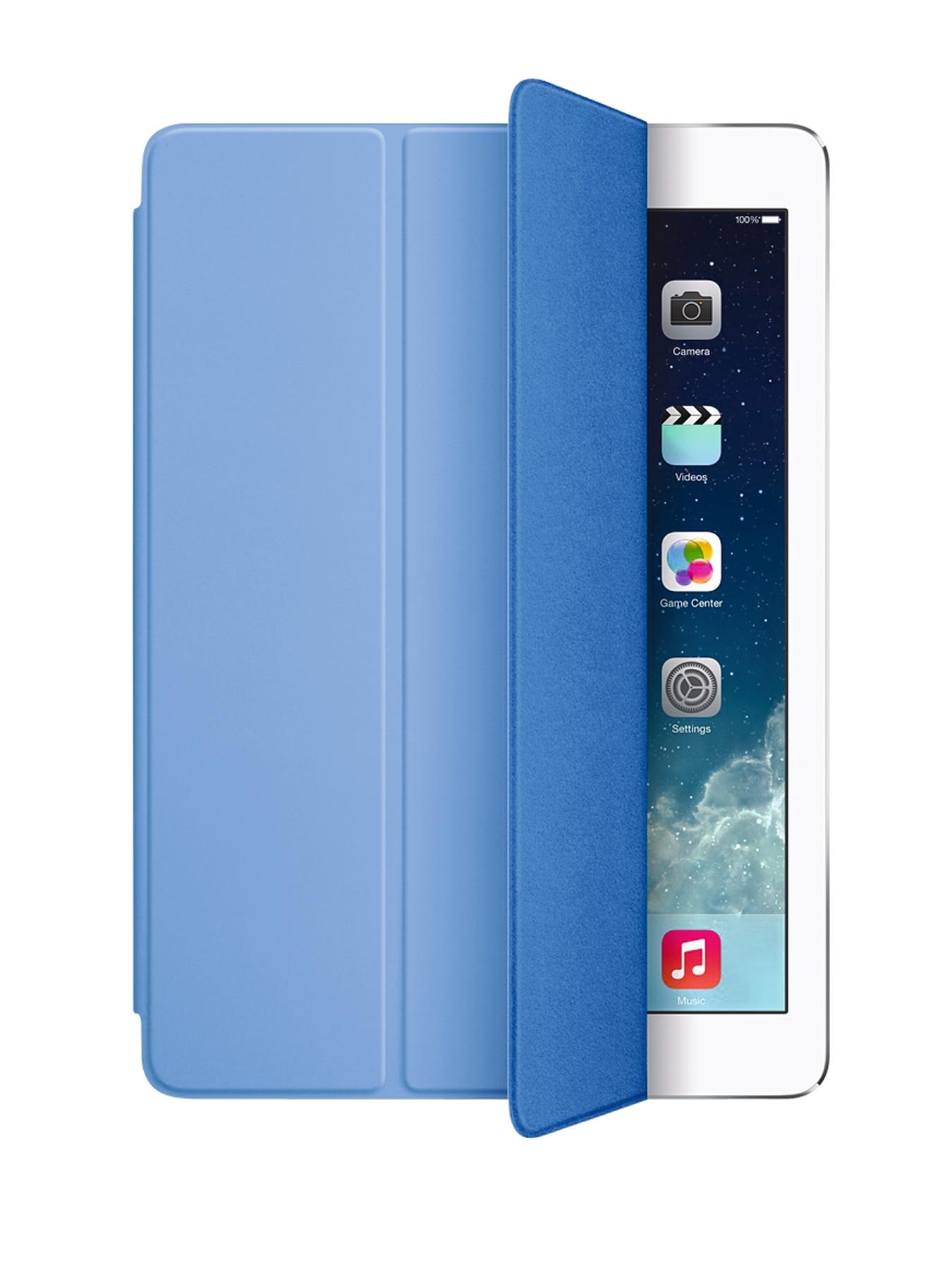 iPad Air Smart Polyurethane Cover - Blue, Blue iPad Air Smart Polyurethane Cover - Blue, Blue