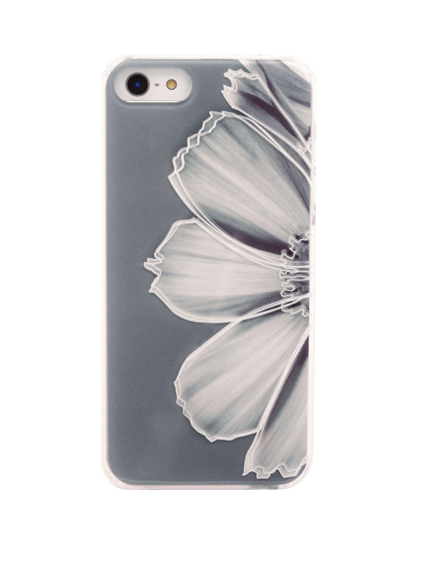 2D Grey Flower iPhone 5/5S Case 2D Grey Flower iPhone 5/5S Case