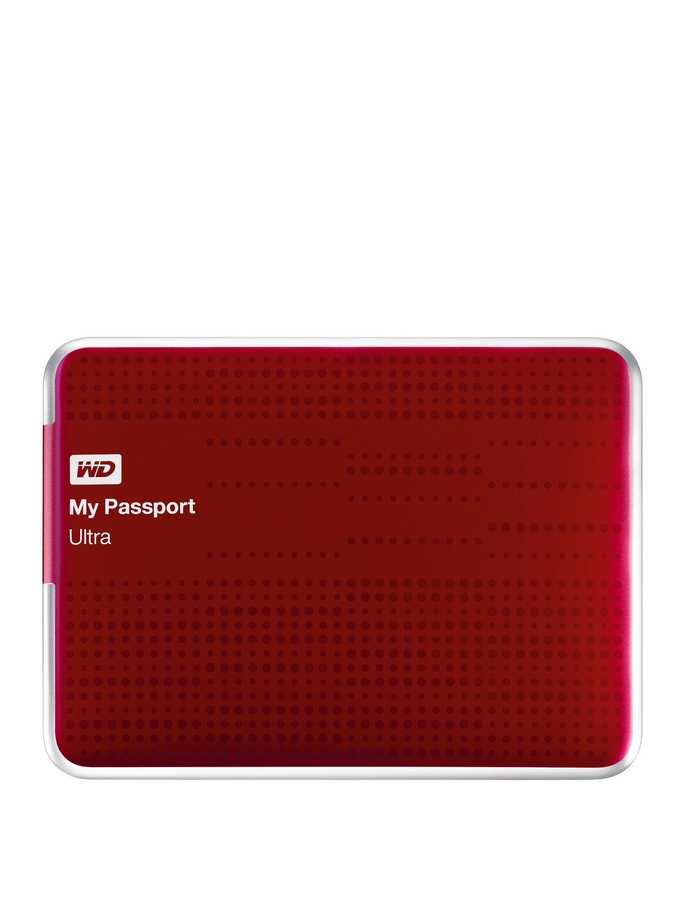 2Tb My Passport Ultra Portable Hard Drive - Red 2Tb My Passport Ultra Portable Hard Drive - Red