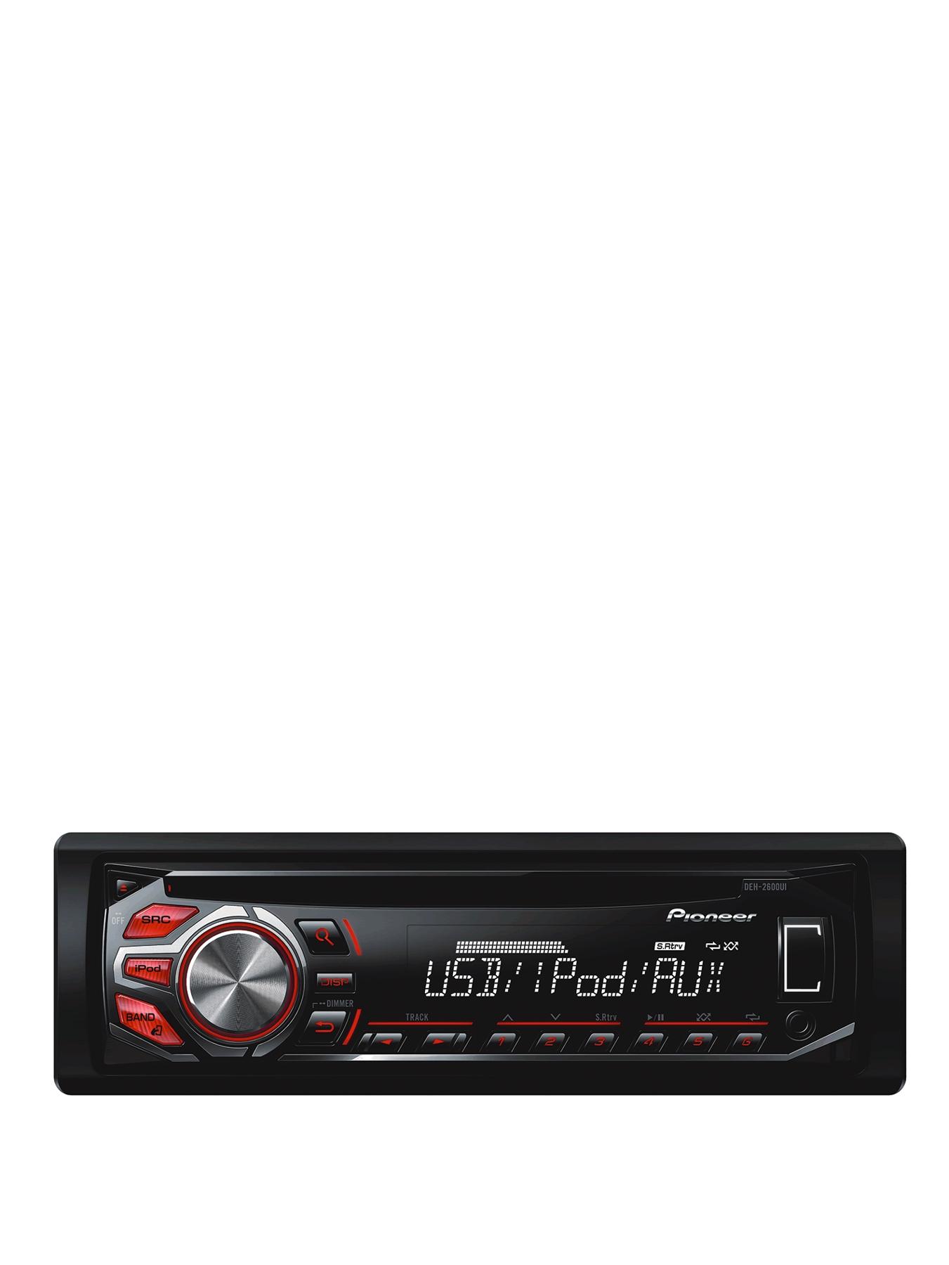 DEH-2600Ui CD Tuner USB iPod/iPHONE Control Red and White Display DEH-2600Ui CD Tuner USB iPod/iPHONE Control Red and White Display