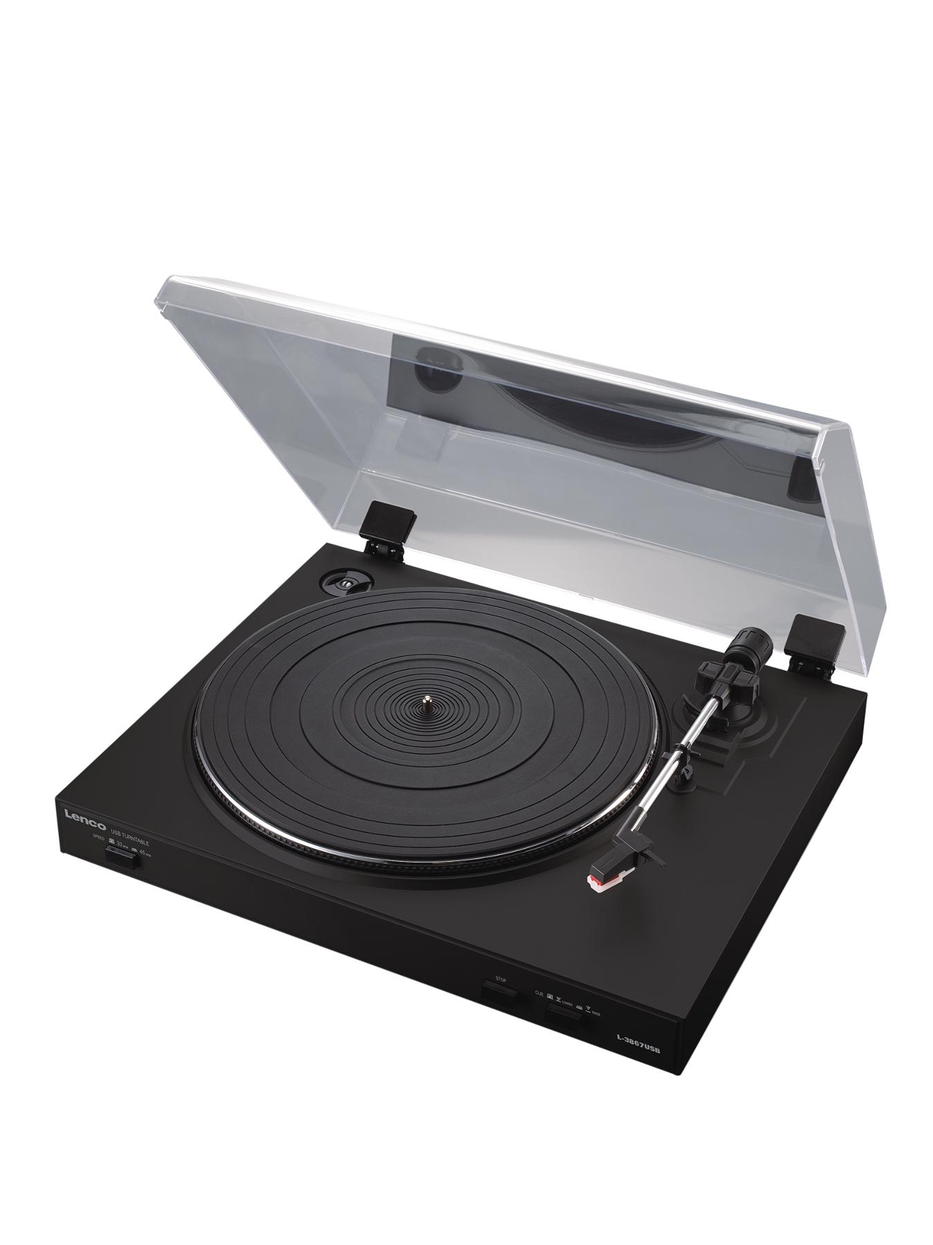 Turntable With Usb Connection- Black Turntable With Usb Connection- Black