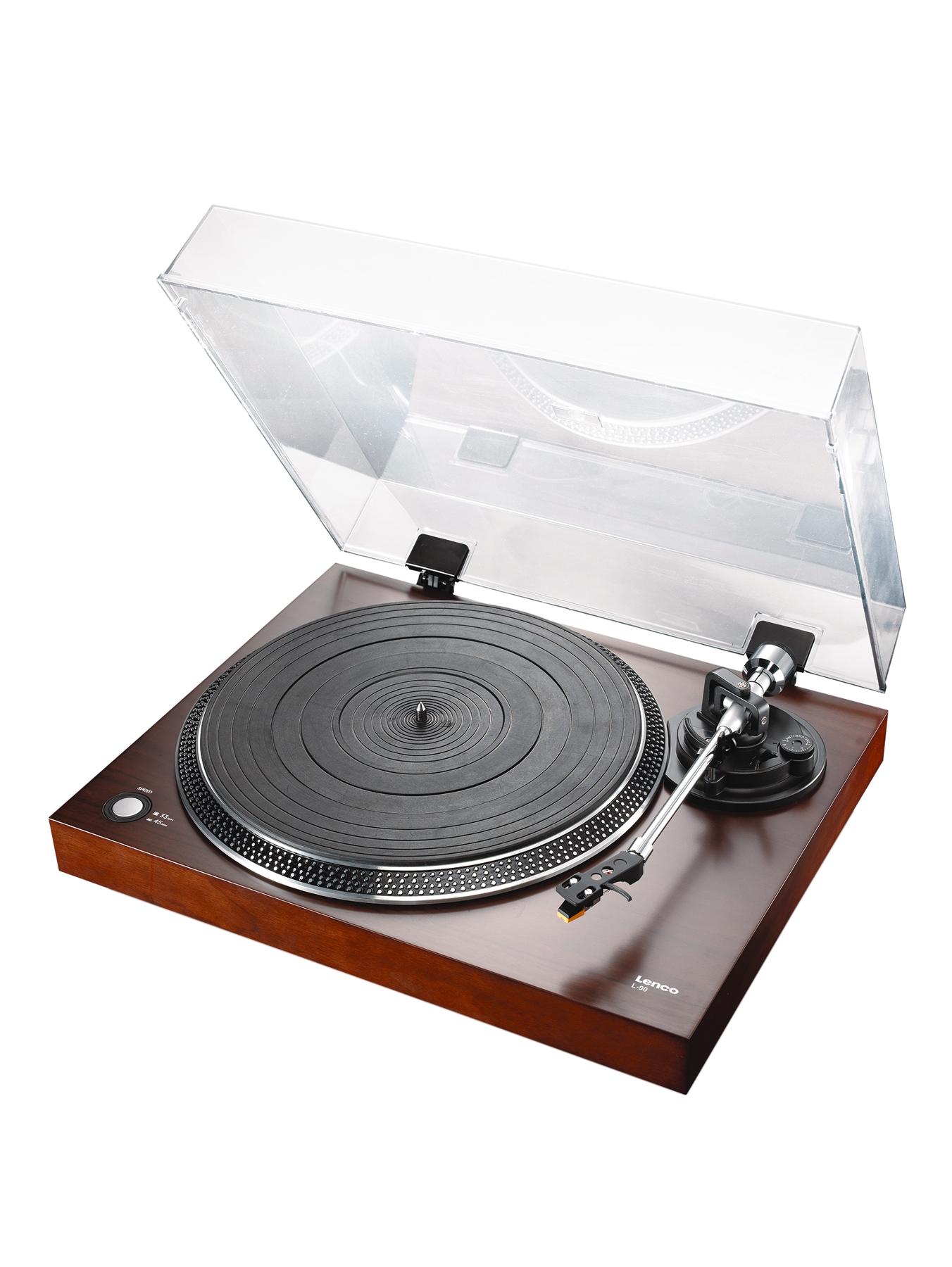 L-90 Turntable with USB and Built-In Pre-Amplifier - Wood L-90 Turntable with USB and Built-In Pre-Amplifier - Wood