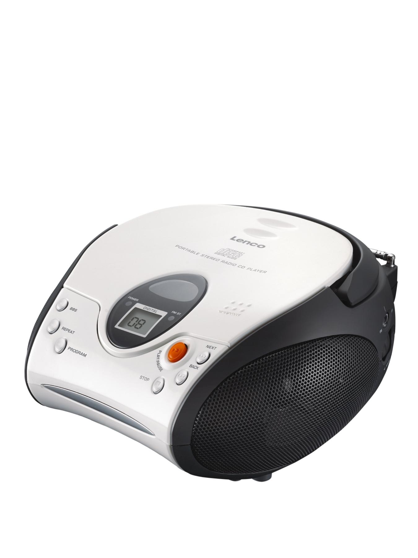 Portable Cd Player- White Portable Cd Player- White