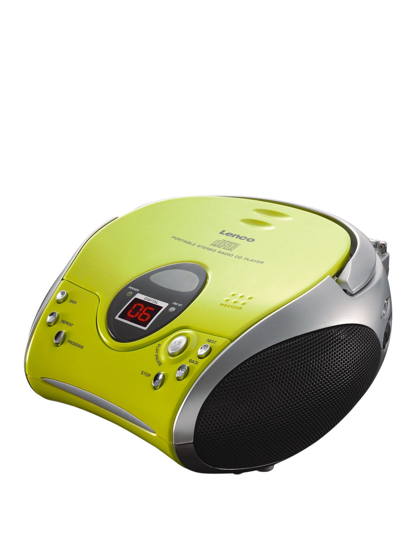 Portable Cd Player- Green Portable Cd Player- Green