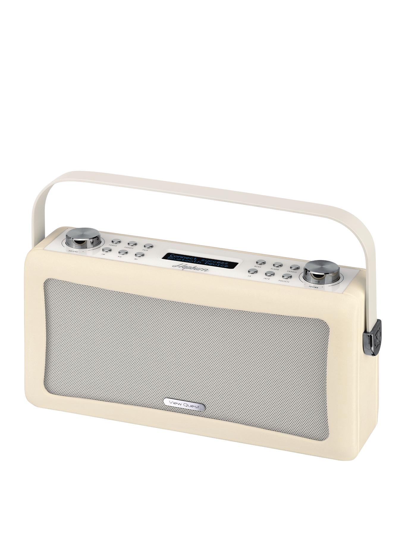 Hepburn Portable Bluetooth DAB Radio - Cream Hepburn Portable Bluetooth DAB Radio - Cream