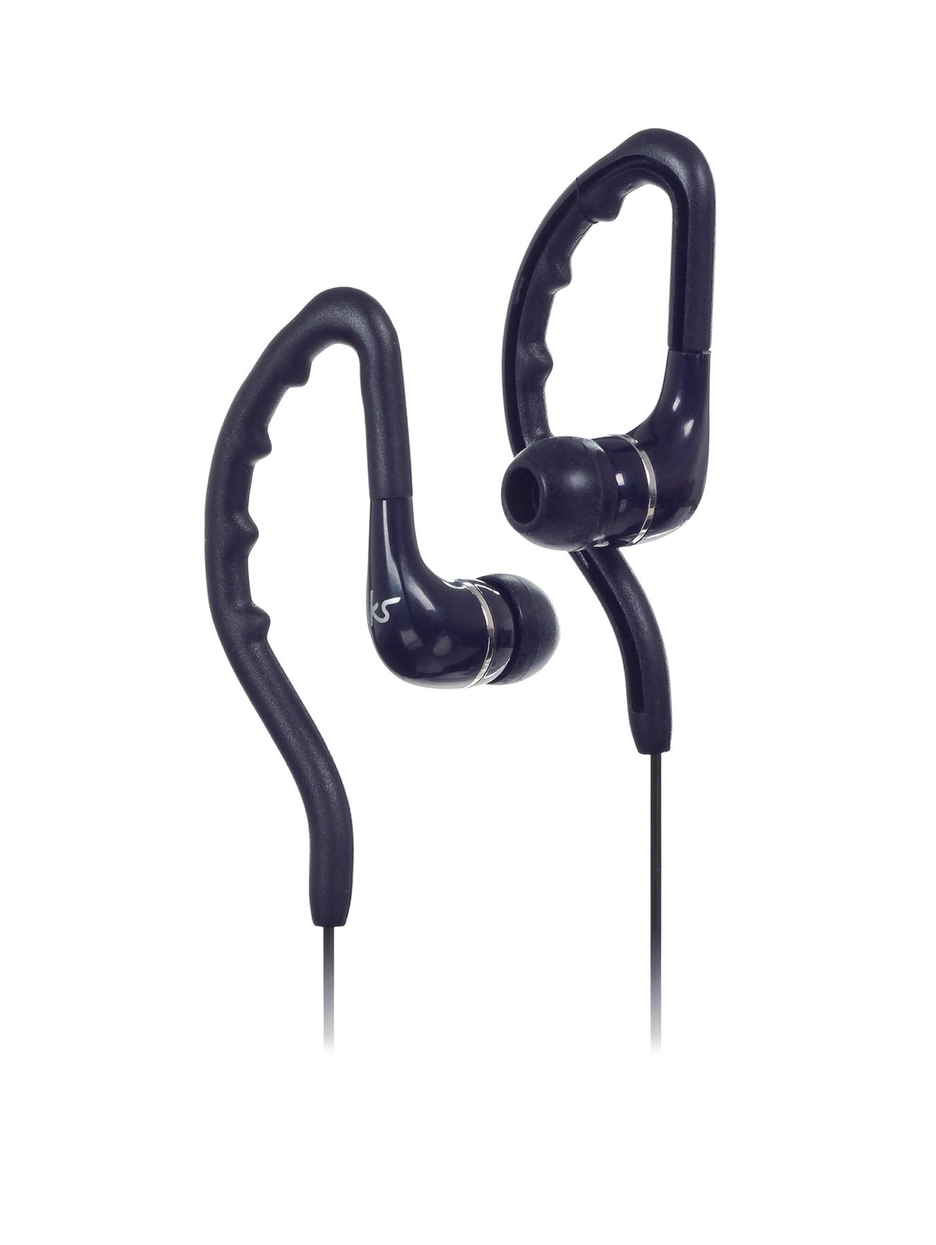 Enduro Water Resistant Sports Earhook Earphones - Black Enduro Water Resistant Sports Earhook Earphones - Black