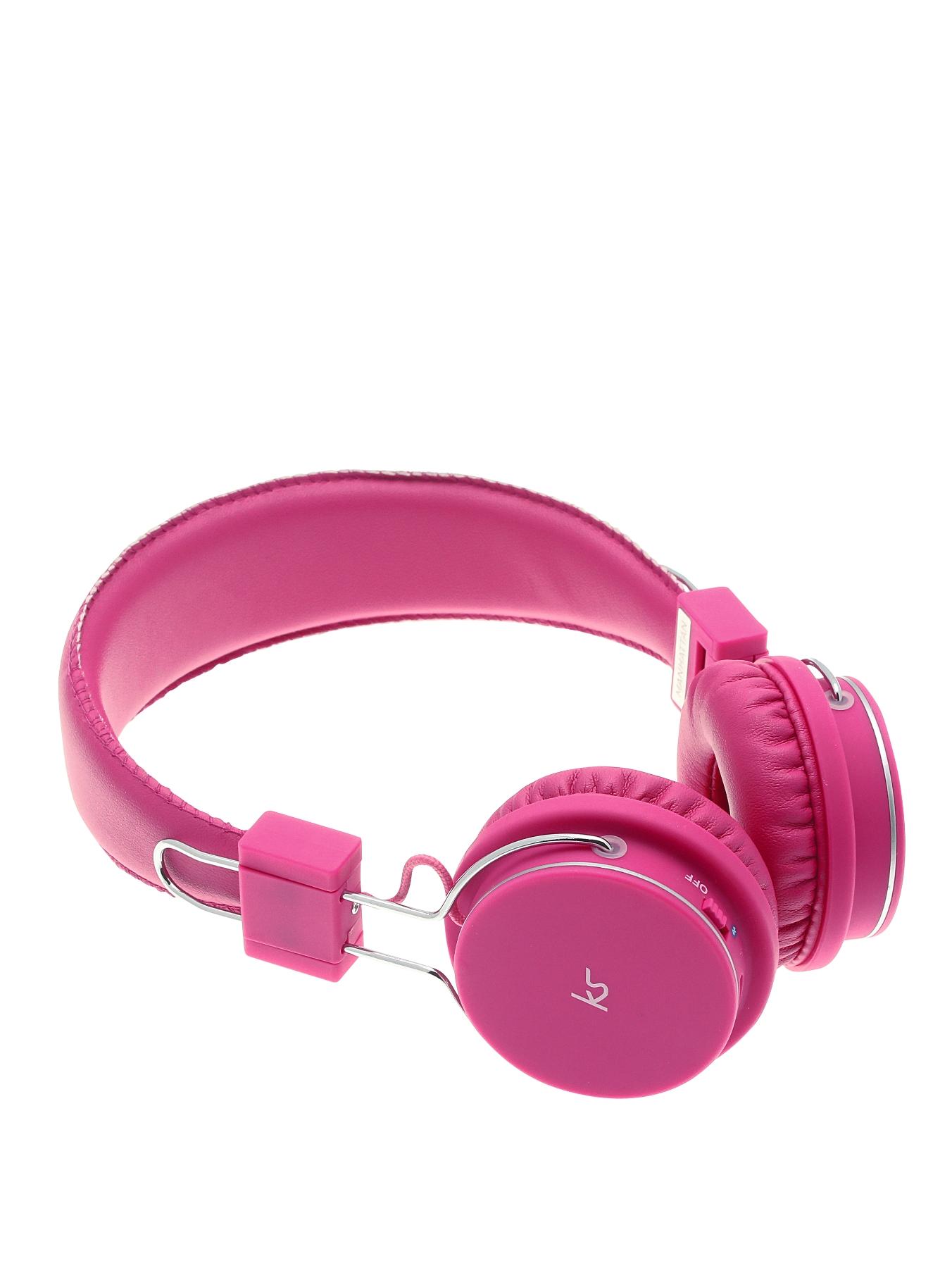 Manhattan Bluetooth Wireless Over Ear Headphones With Mic - Pink Manhattan Bluetooth Wireless Over Ear Headphones With Mic - Pink
