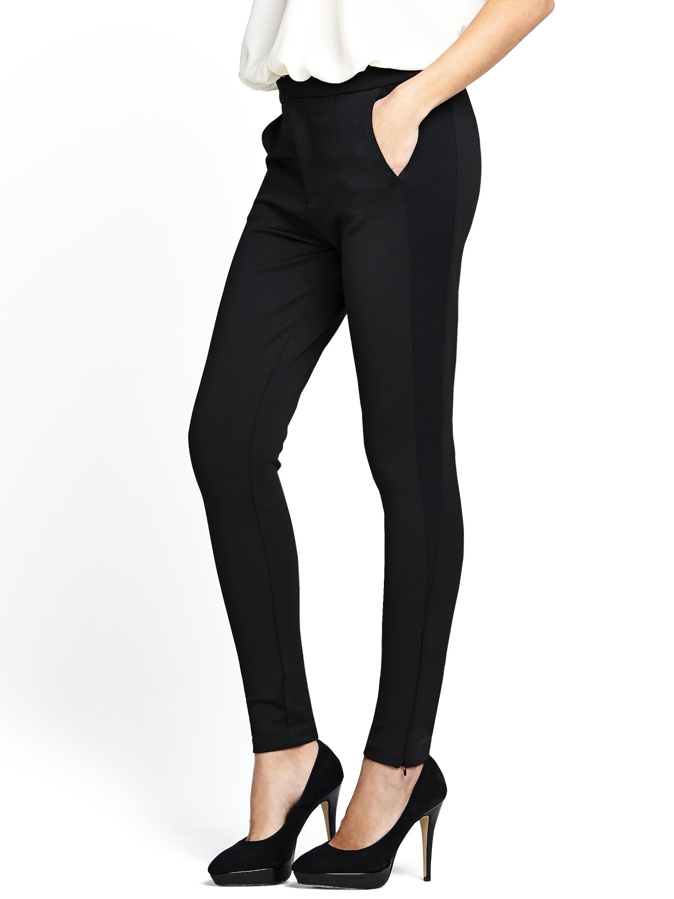 Scuba Trousers, Black Scuba Trousers, Black
