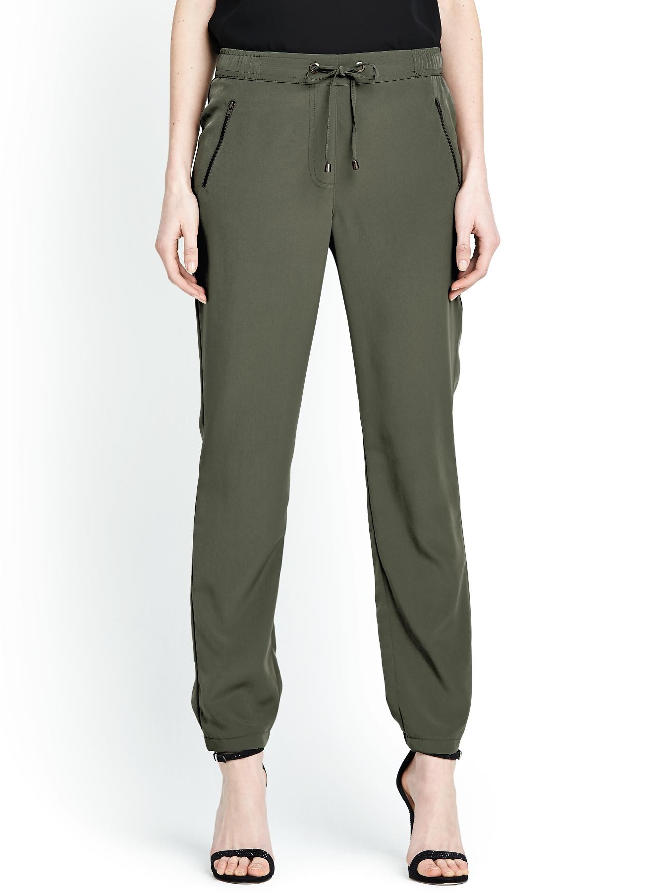 Casual Relaxed Glam Pants, Blue,Khaki,Black Casual Relaxed Glam Pants, Blue,Khaki,Black
