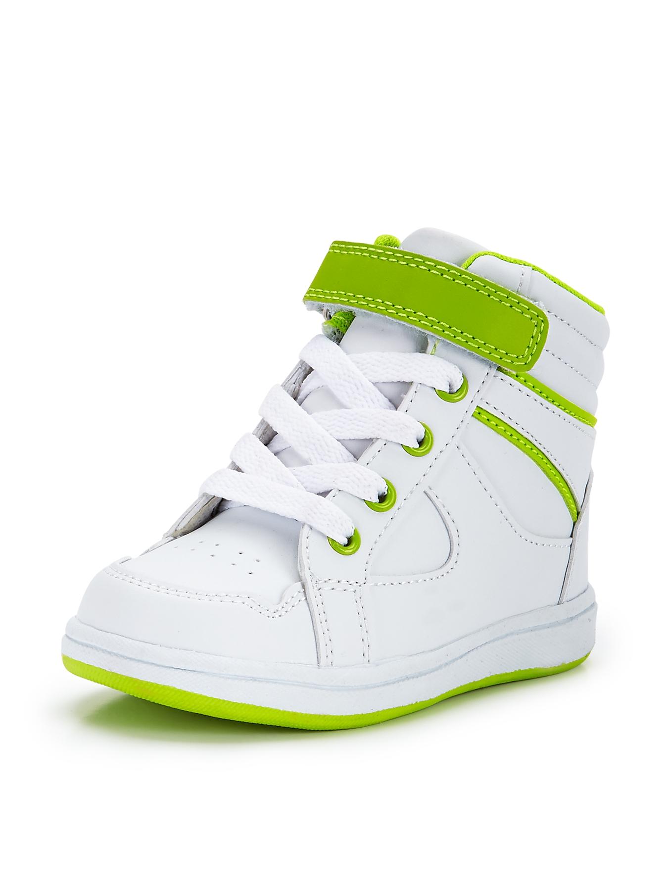 Rylan Toddler Hi-Top Trainers, White Rylan Toddler Hi-Top Trainers, White