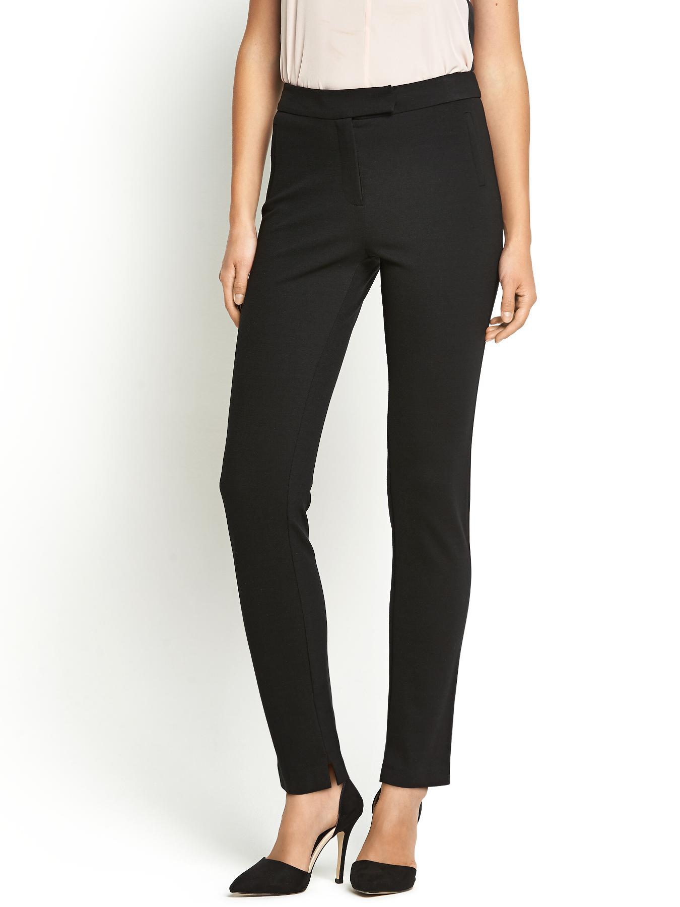 Ponteroma Essential Slim Trousers, Black Ponteroma Essential Slim Trousers, Black