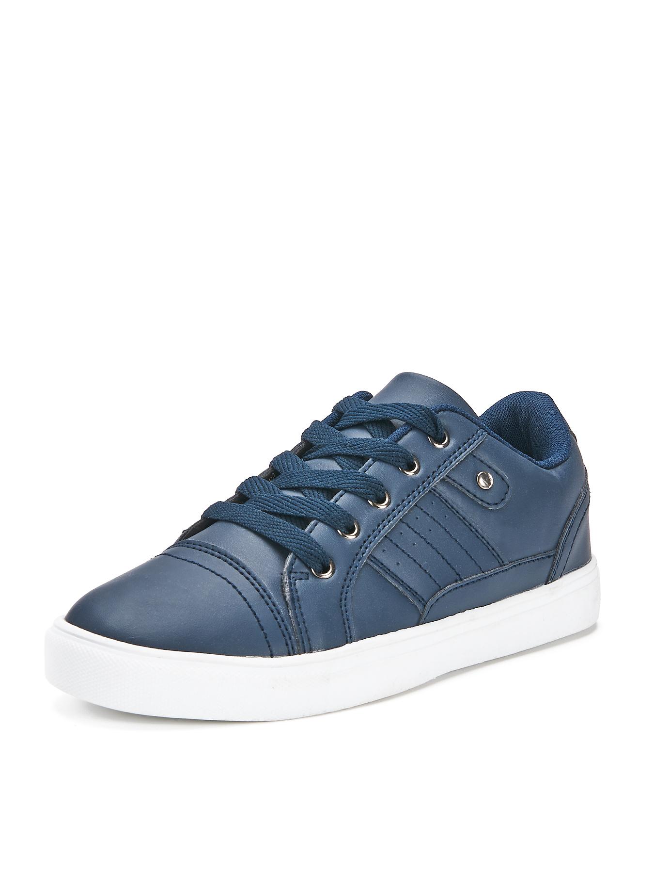Marc Boys Court Trainers, White,Navy Marc Boys Court Trainers, White,Navy