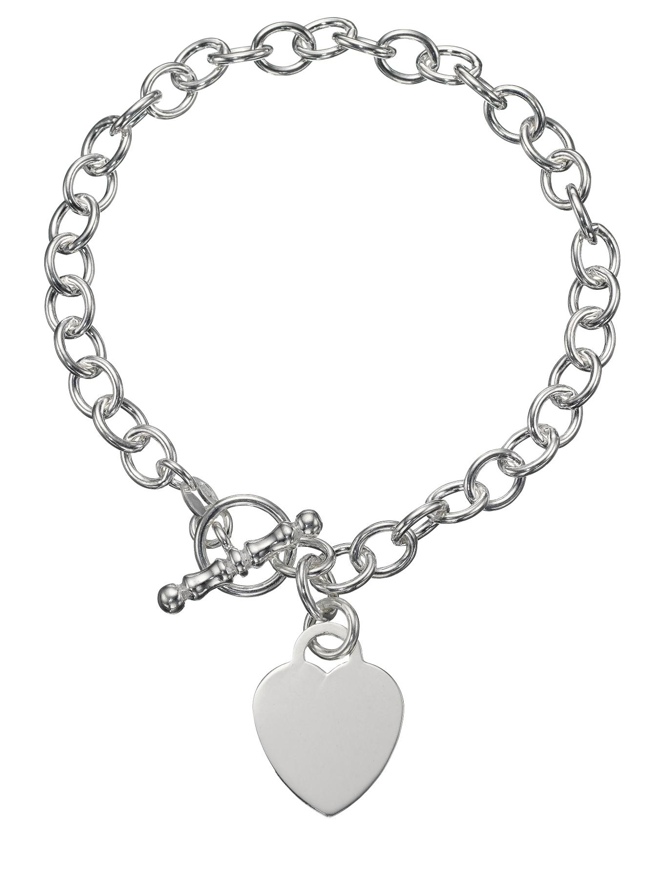 Sterling Silver Heart Bracelet Sterling Silver Heart Bracelet