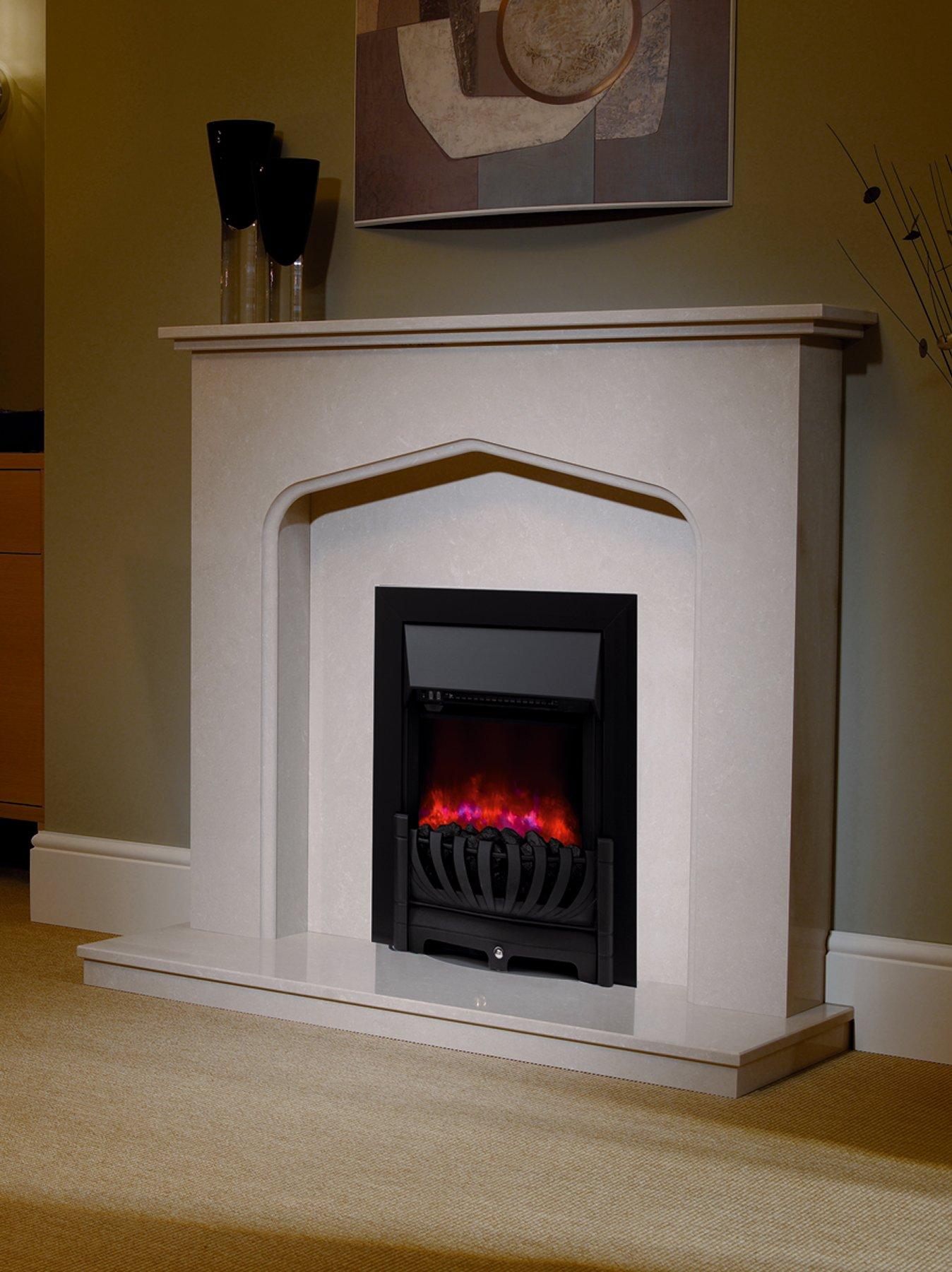 Micro Marble Electric Fire Suite Micro Marble Electric Fire Suite