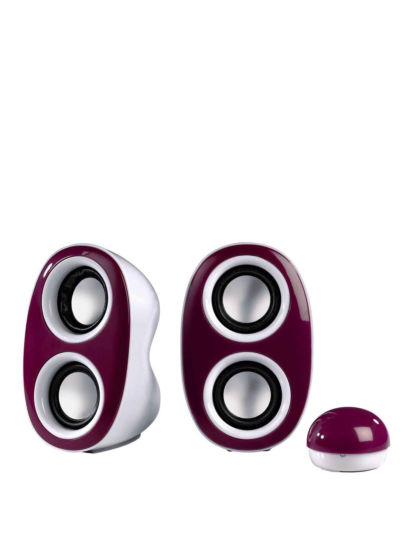 Dispersion Portable PC Speakers - Purple Dispersion Portable PC Speakers - Purple