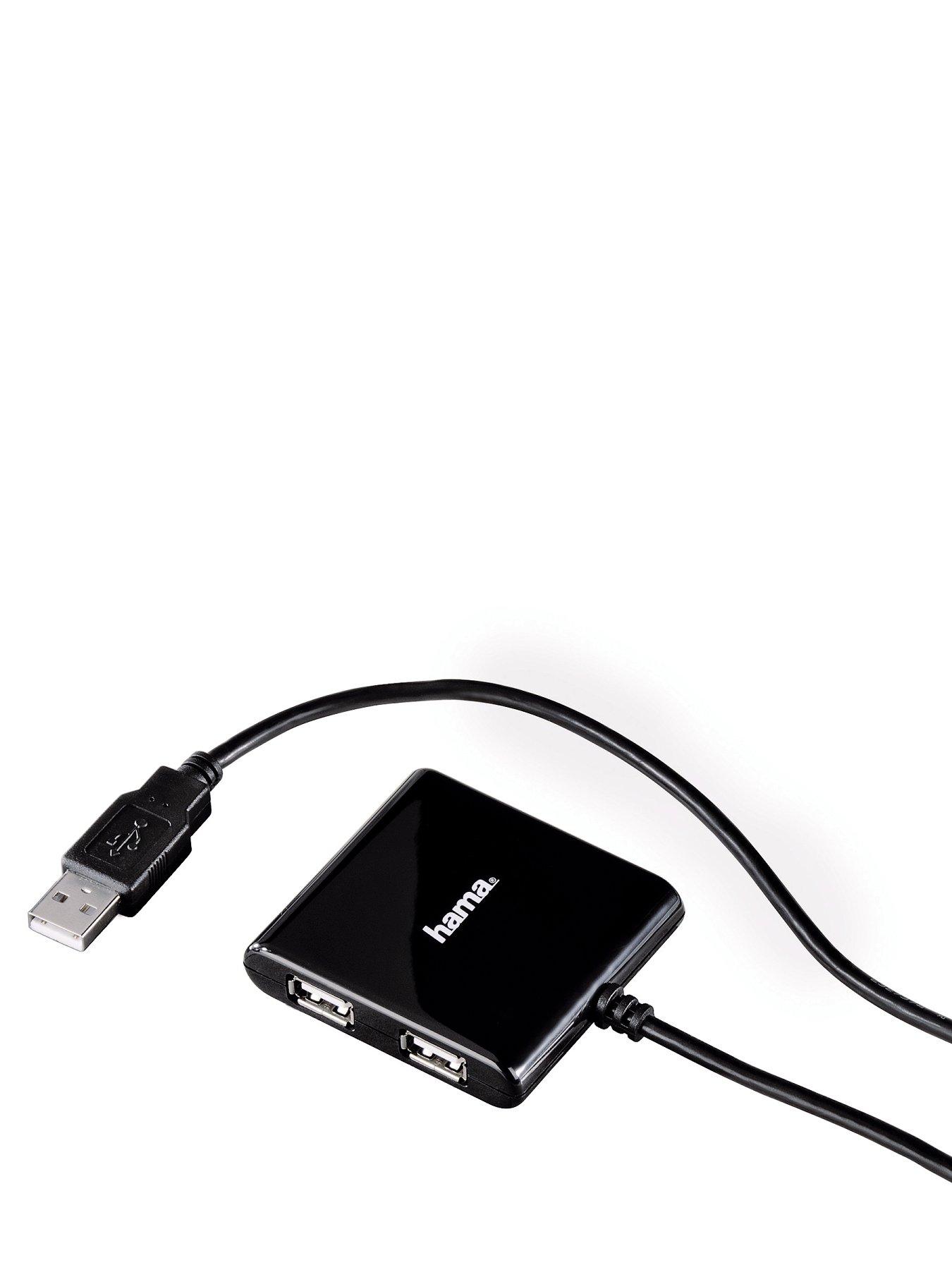 USB 2.0 Hub 1:4 Bus Powered - Black USB 2.0 Hub 1:4 Bus Powered - Black