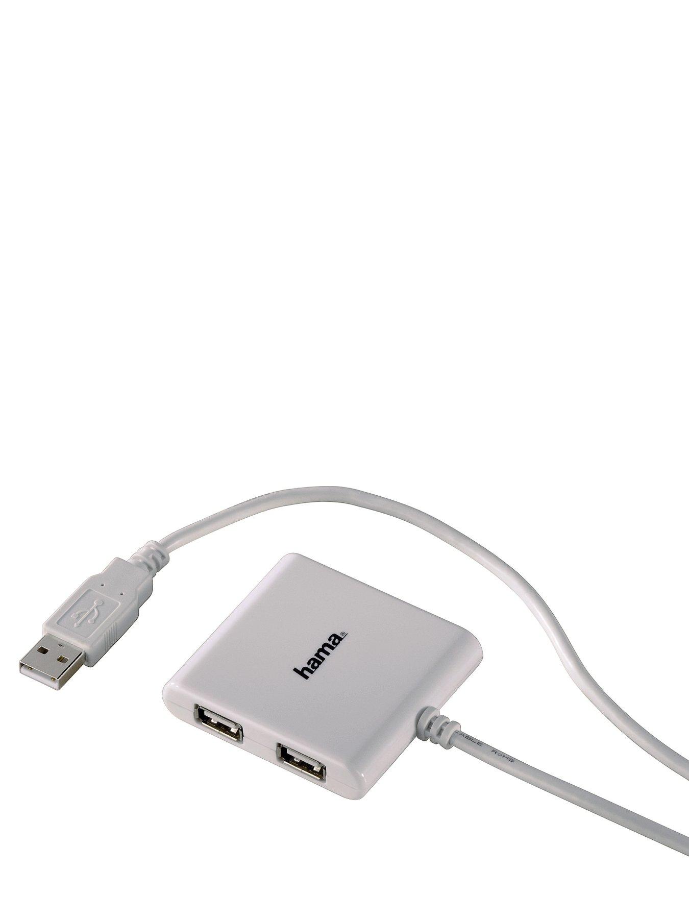 USB 2.0 Hub 1:4 Bus Powered - White USB 2.0 Hub 1:4 Bus Powered - White