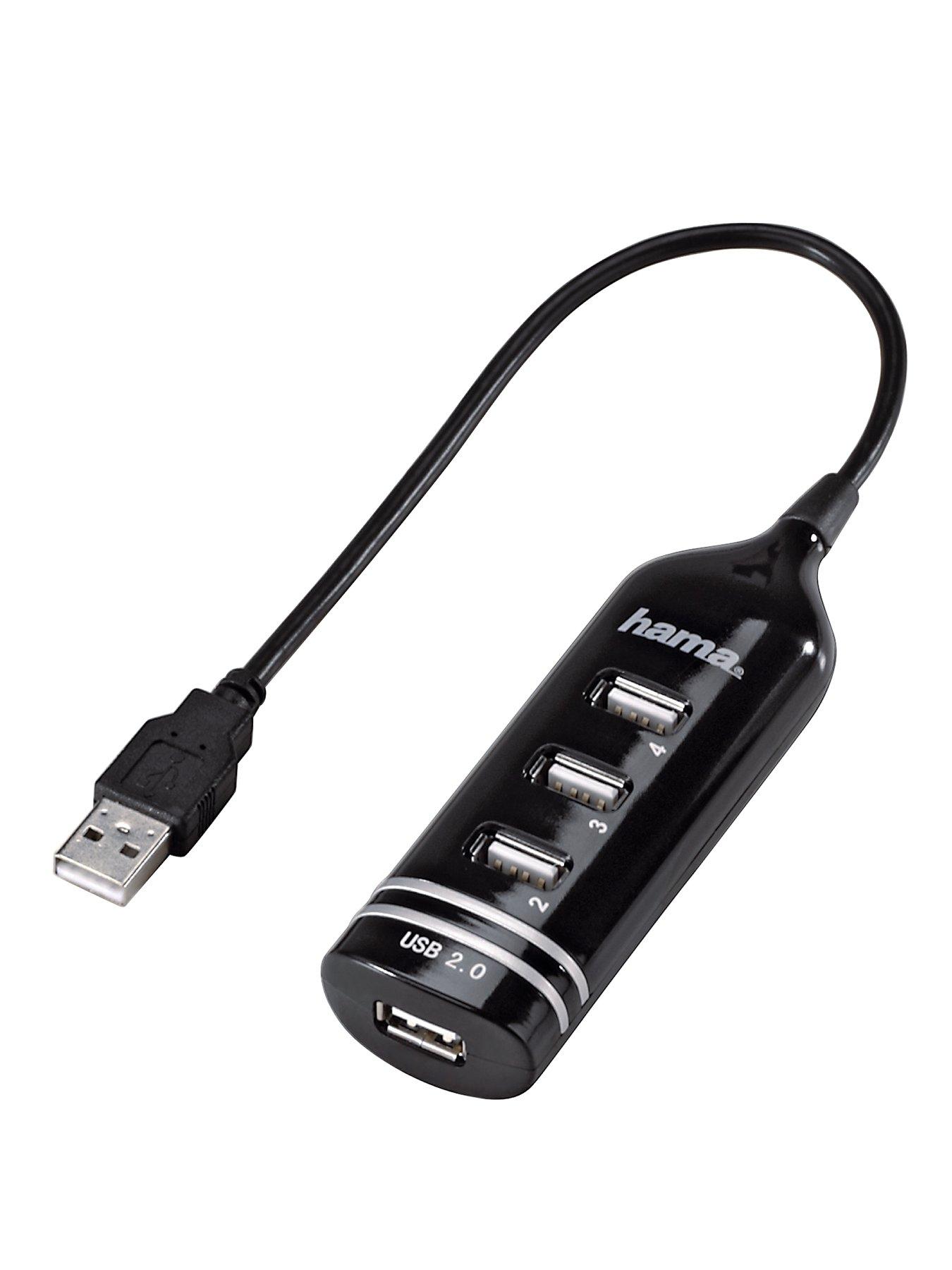 USB 2.0 Hub 1:4 - Black USB 2.0 Hub 1:4 - Black
