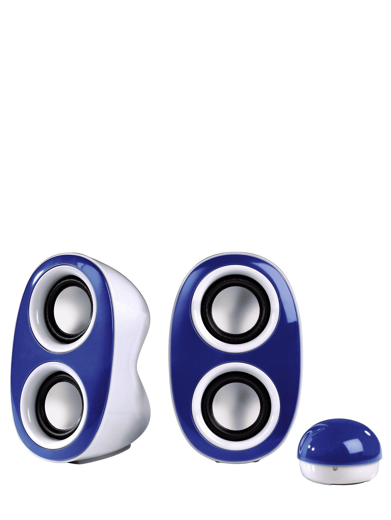 Dispersion Portable PC Speakers - Blue Dispersion Portable PC Speakers - Blue