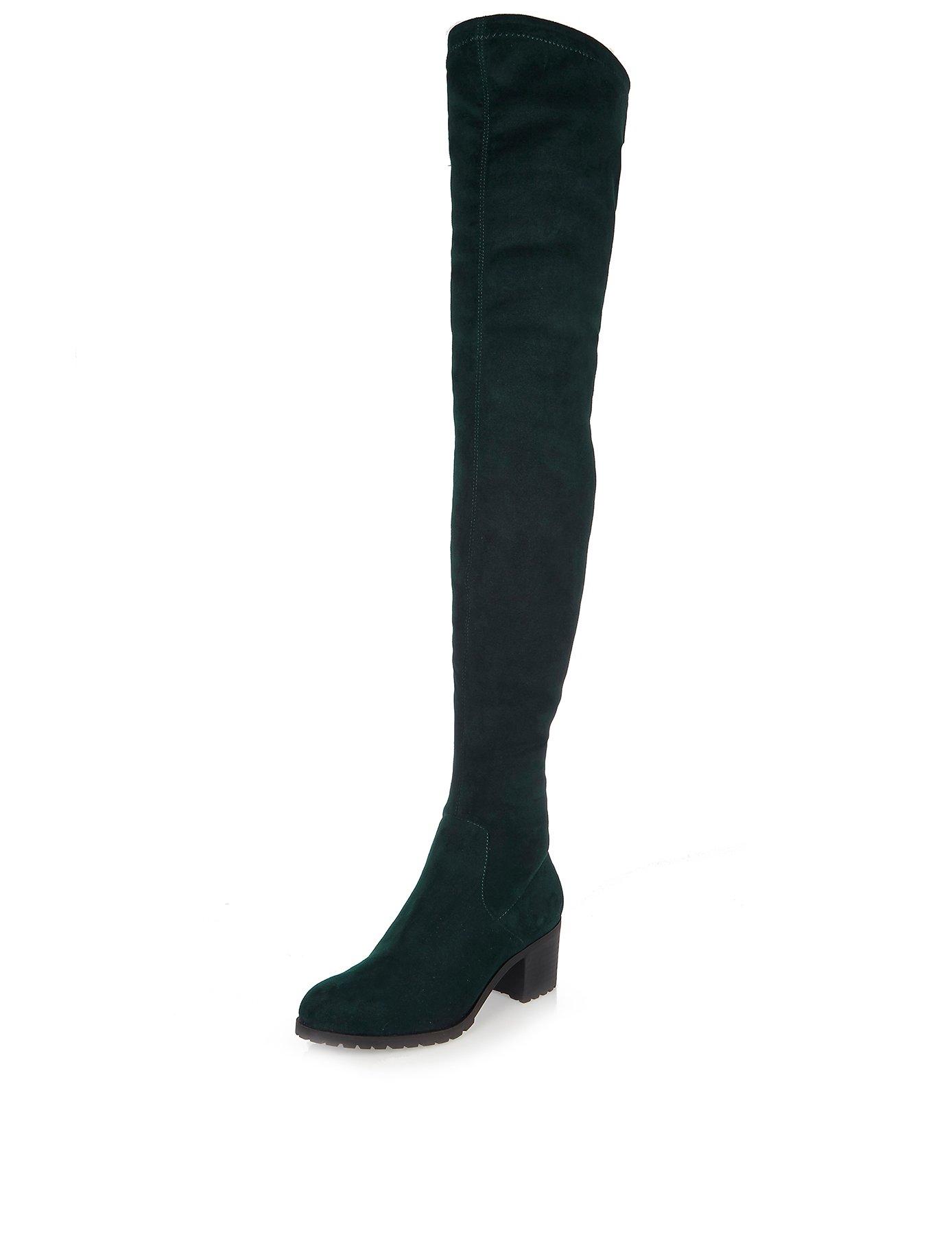 river island thigh boots