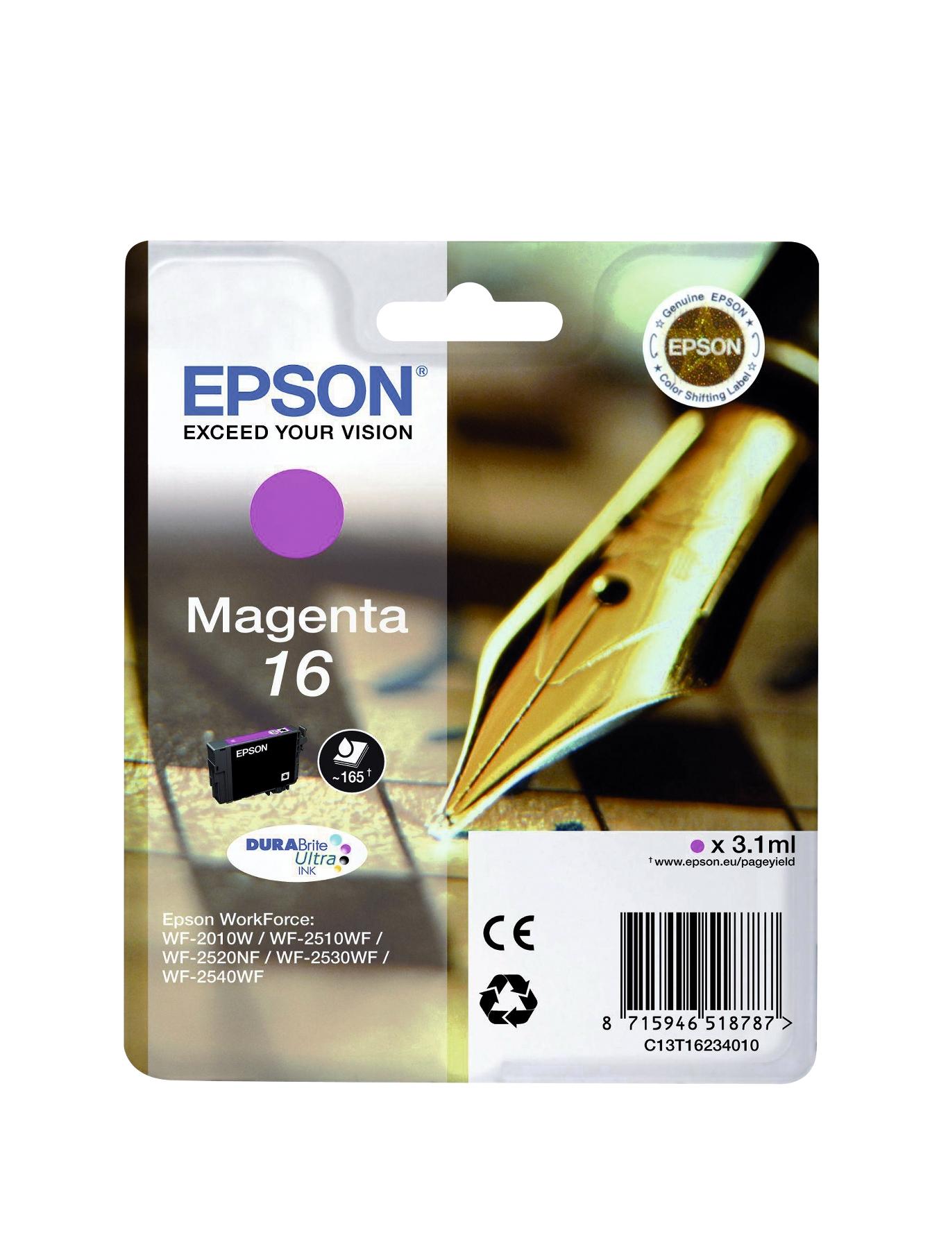 Singlepack Magenta 16 DURABrite Ultra Ink Singlepack Magenta 16 DURABrite Ultra Ink