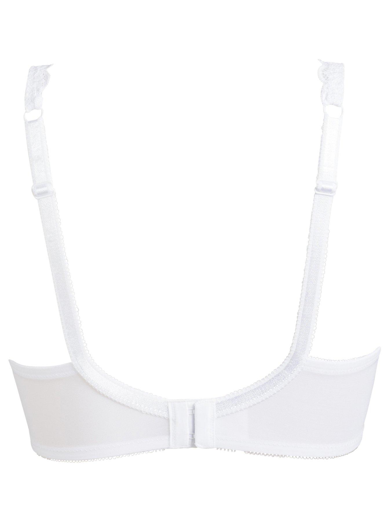  image of pour-moi-rebel-padded-plunge-bra-white