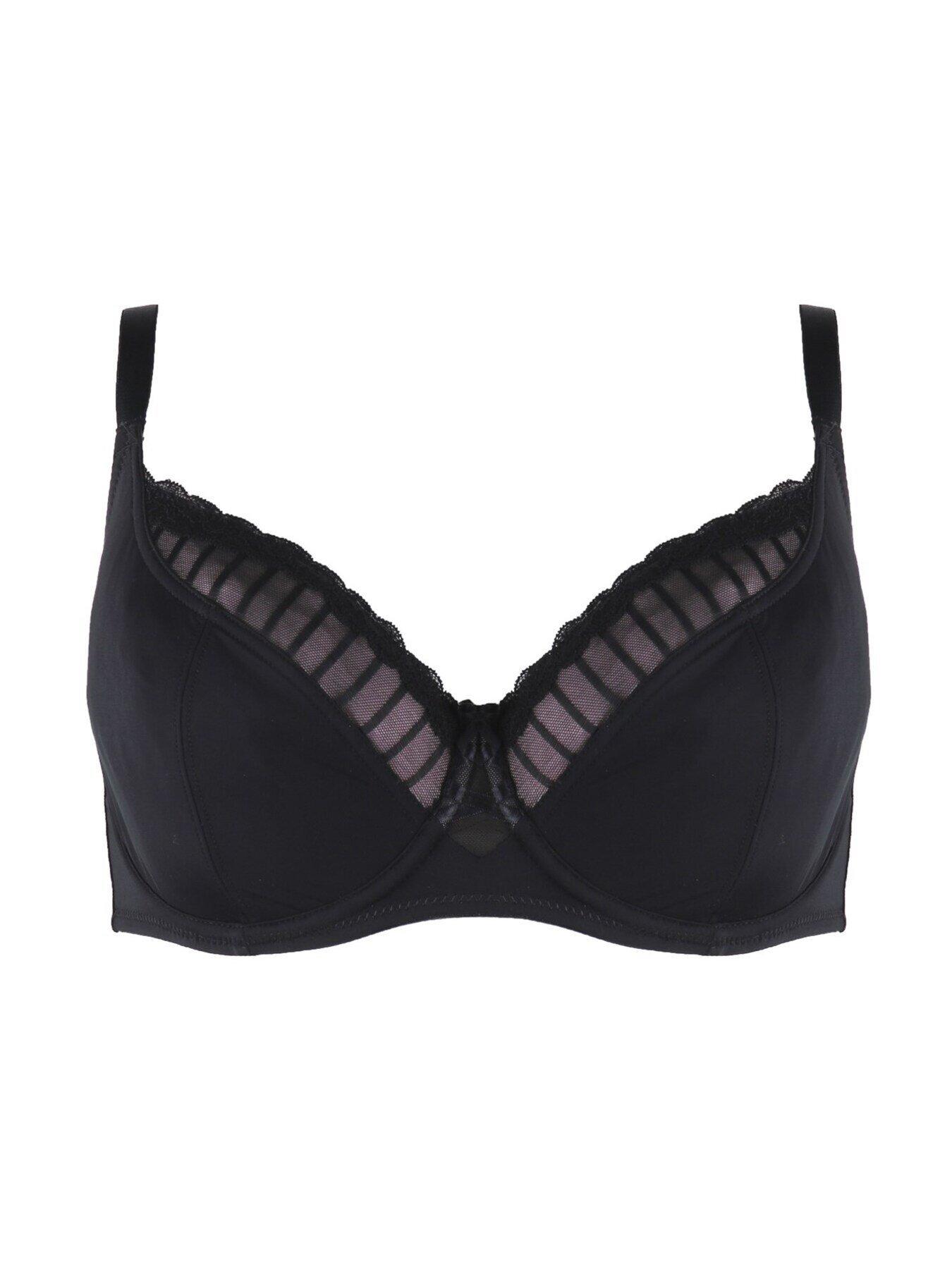 Luxe Linear Underwired Bra - Black/Multi