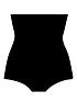  image of pour-moi-definitions-high-waist-shaping-brief-black