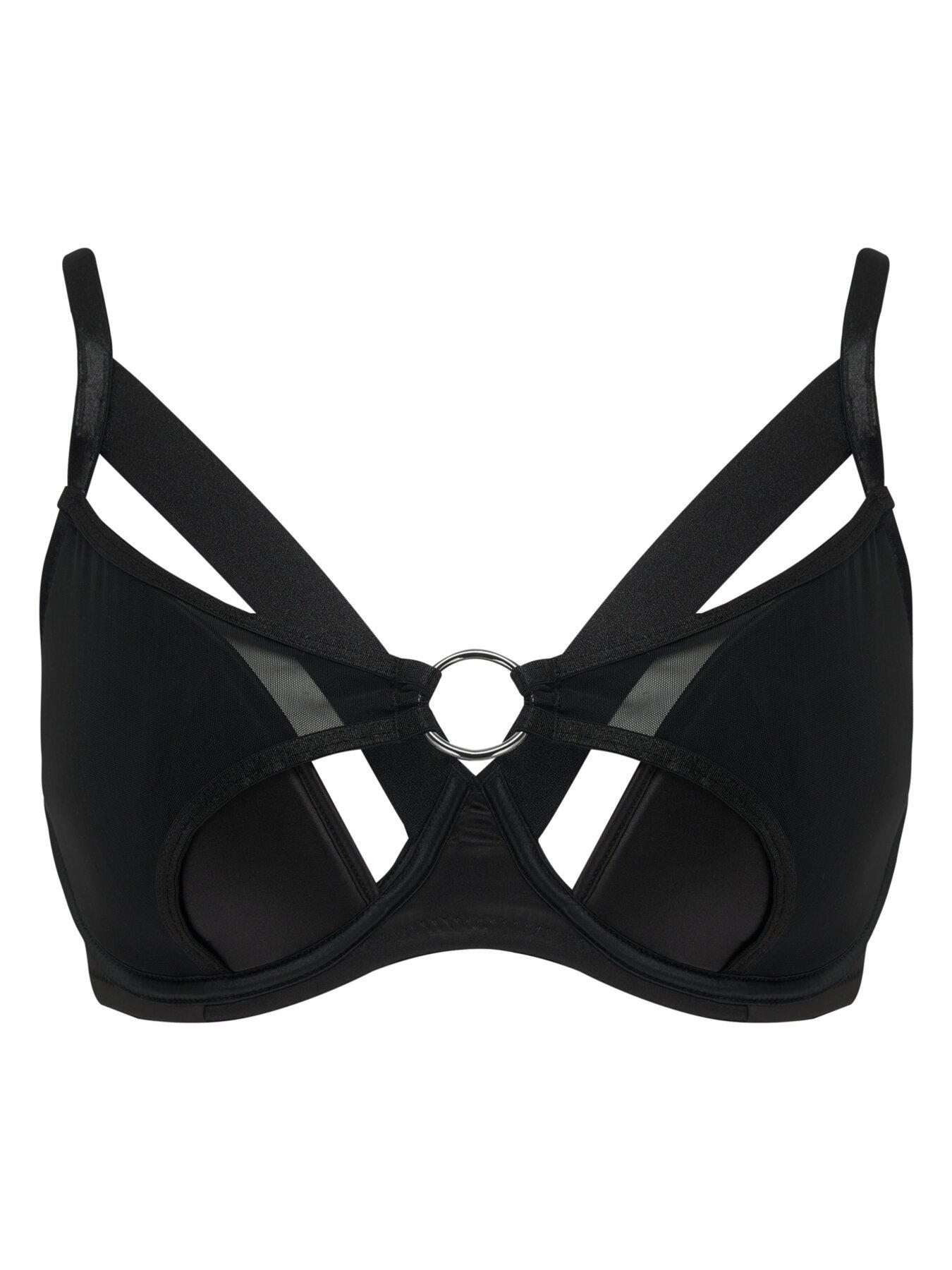 Smooth Underwired Moulded Bra - Black