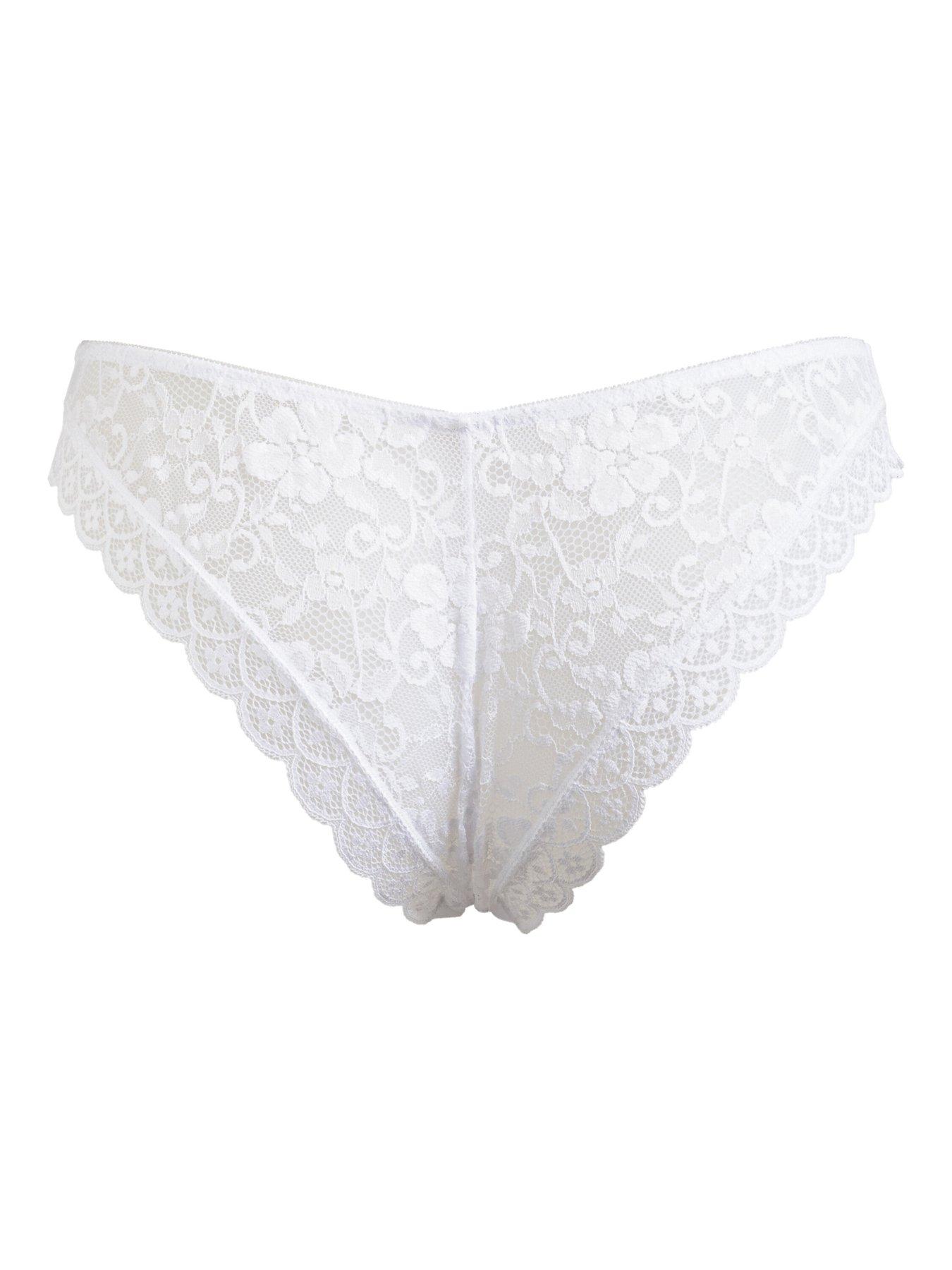 Image 4 of 4 of Pour Moi Rebel Brazilian Brief - White