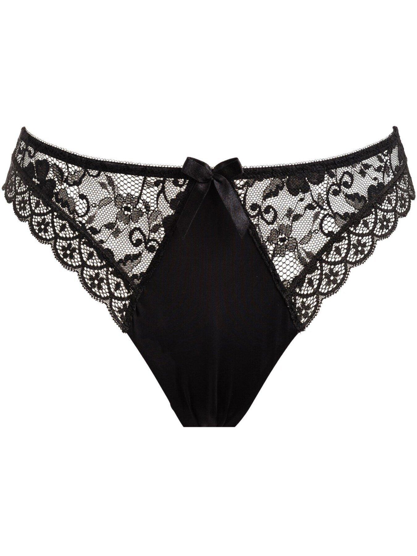 Image 2 of 3 of Pour Moi Rebel Brazilian Brief - Black