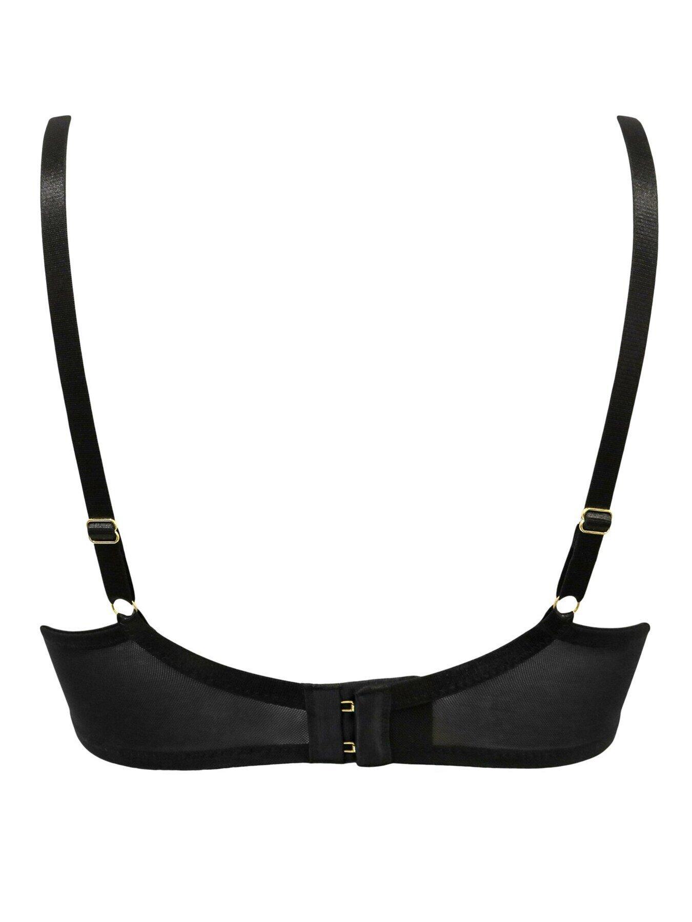  image of pour-moi-laced-in-gold-demi-padded-bra