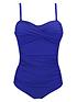  image of pour-moi-santa-monica-strapless-control-swimsuit-blue