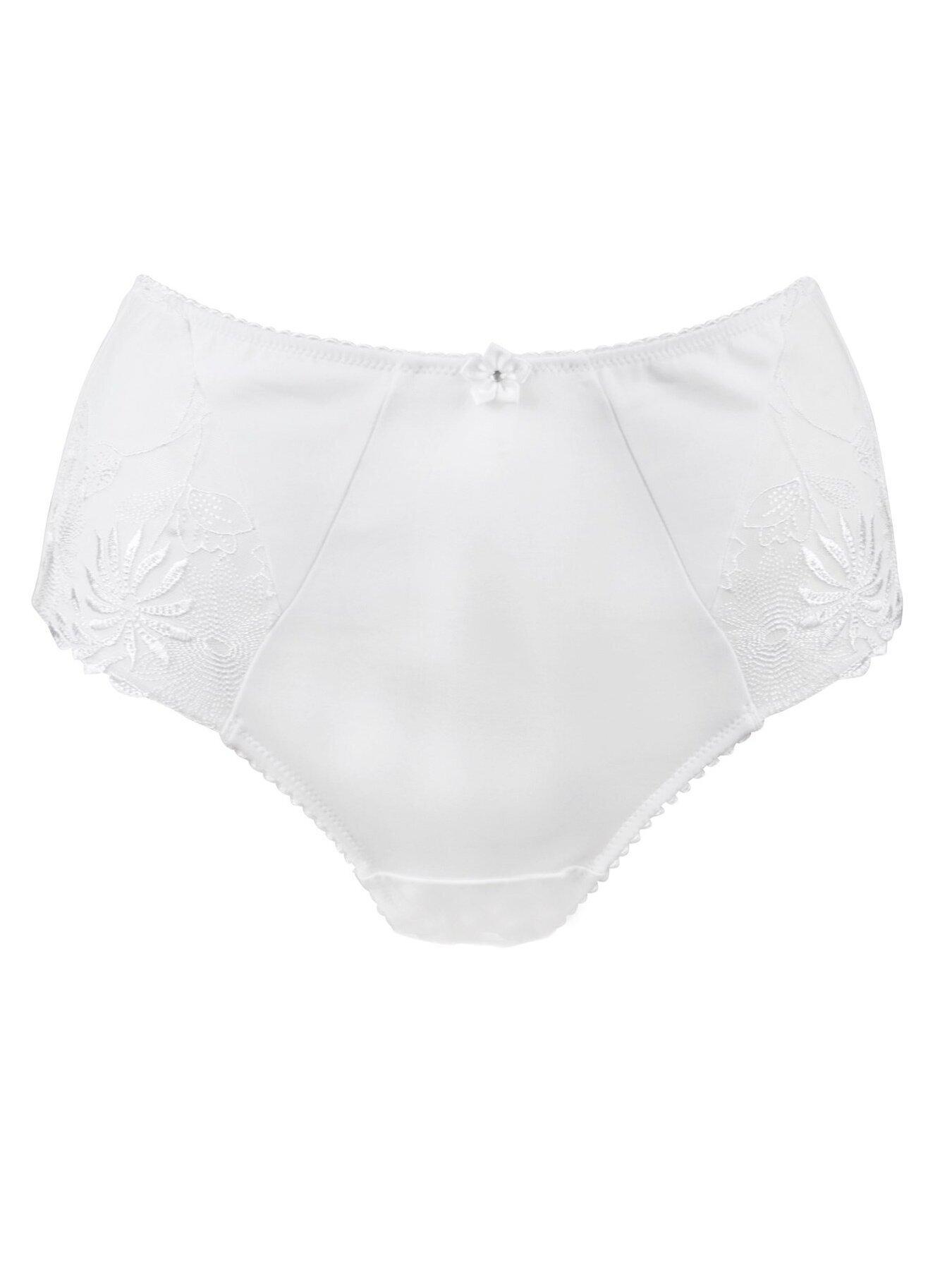Image 2 of 3 of Pour Moi St Tropez High Waist Deep Brief - White
