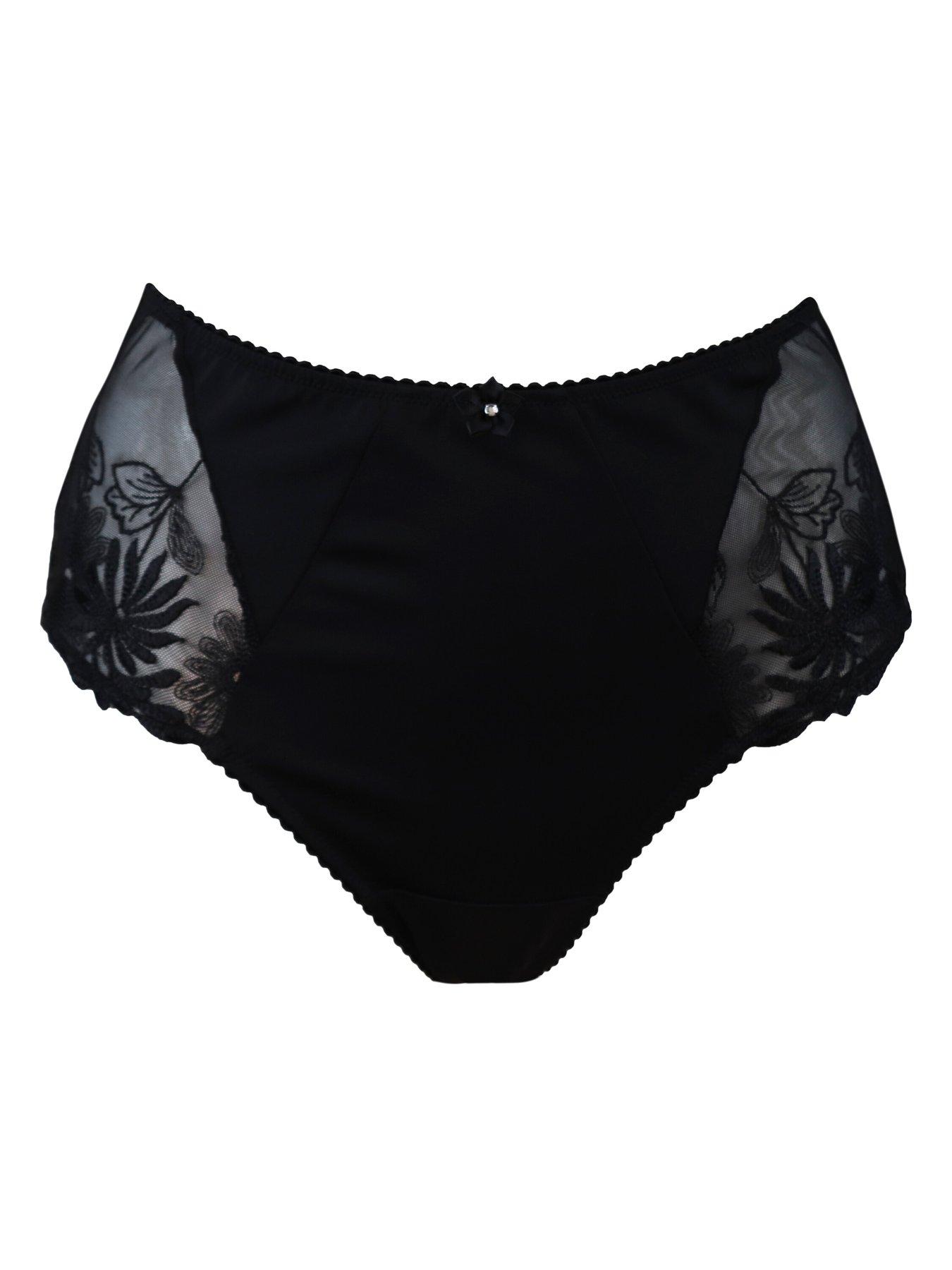 Image 3 of 4 of Pour Moi St Tropez High Waist Deep Brief - Black