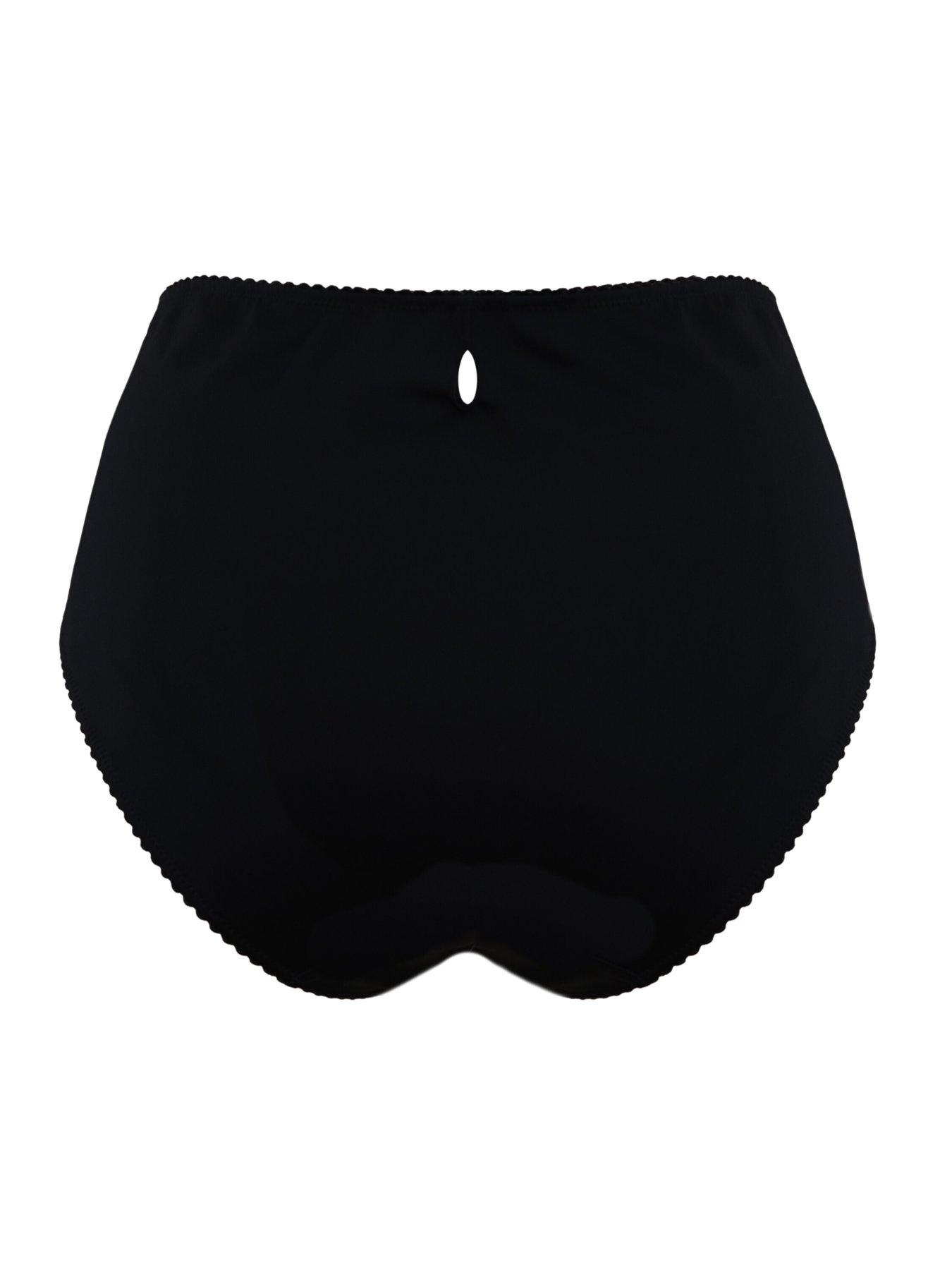 Image 4 of 4 of Pour Moi St Tropez High Waist Deep Brief - Black