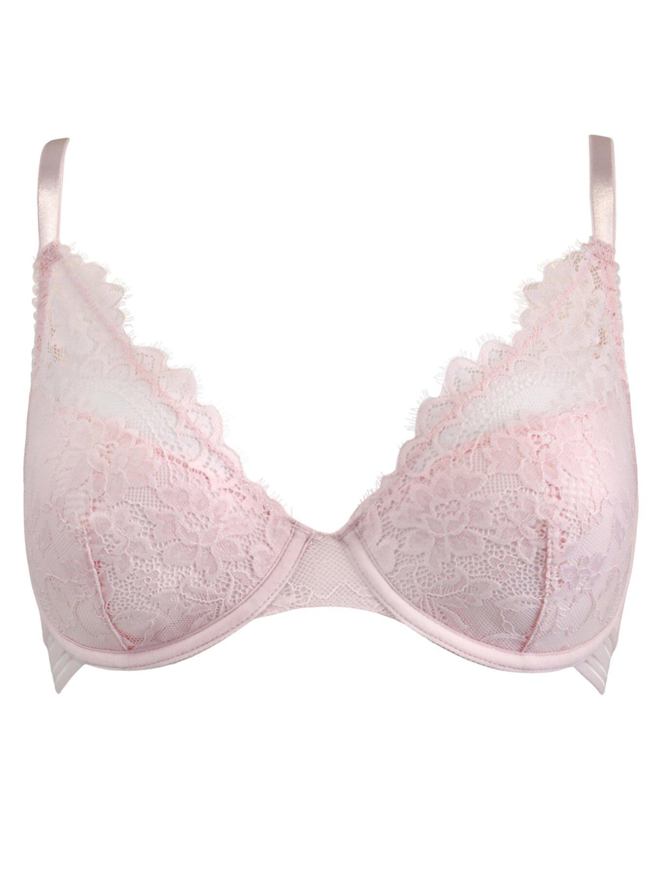 Buy Pour Moi Pink Non Padded Revolution Front Fastening Bralette from Next  Ireland