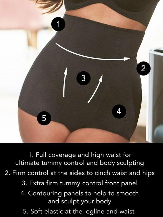 outfit image of pour-moi-hourglass-firm-control-high-waist-brief-black