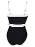  image of pour-moi-removable-straps-belted-control-swimsuit-blackwhite