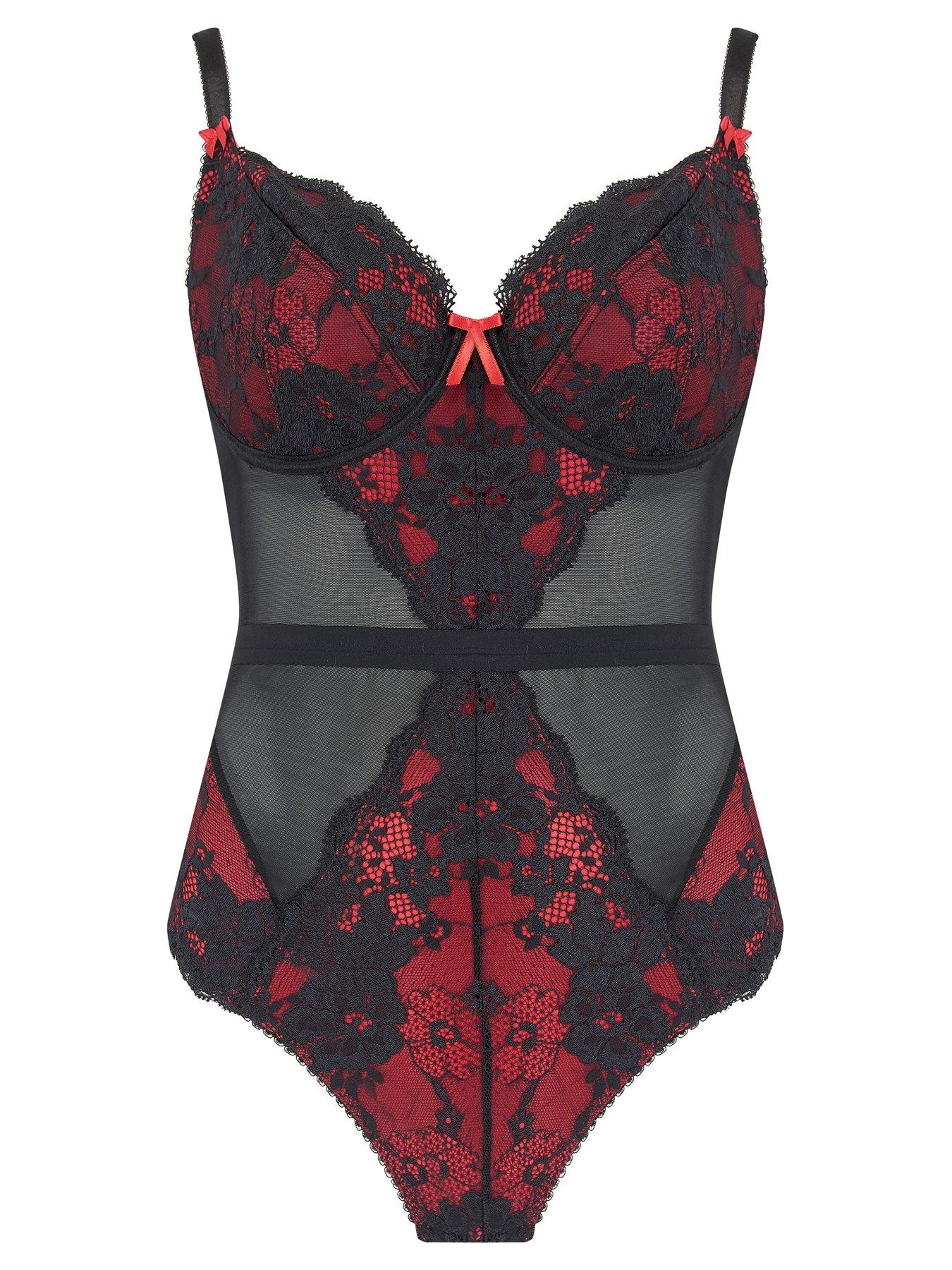  image of pour-moi-amour-underwired-body-blackmulti